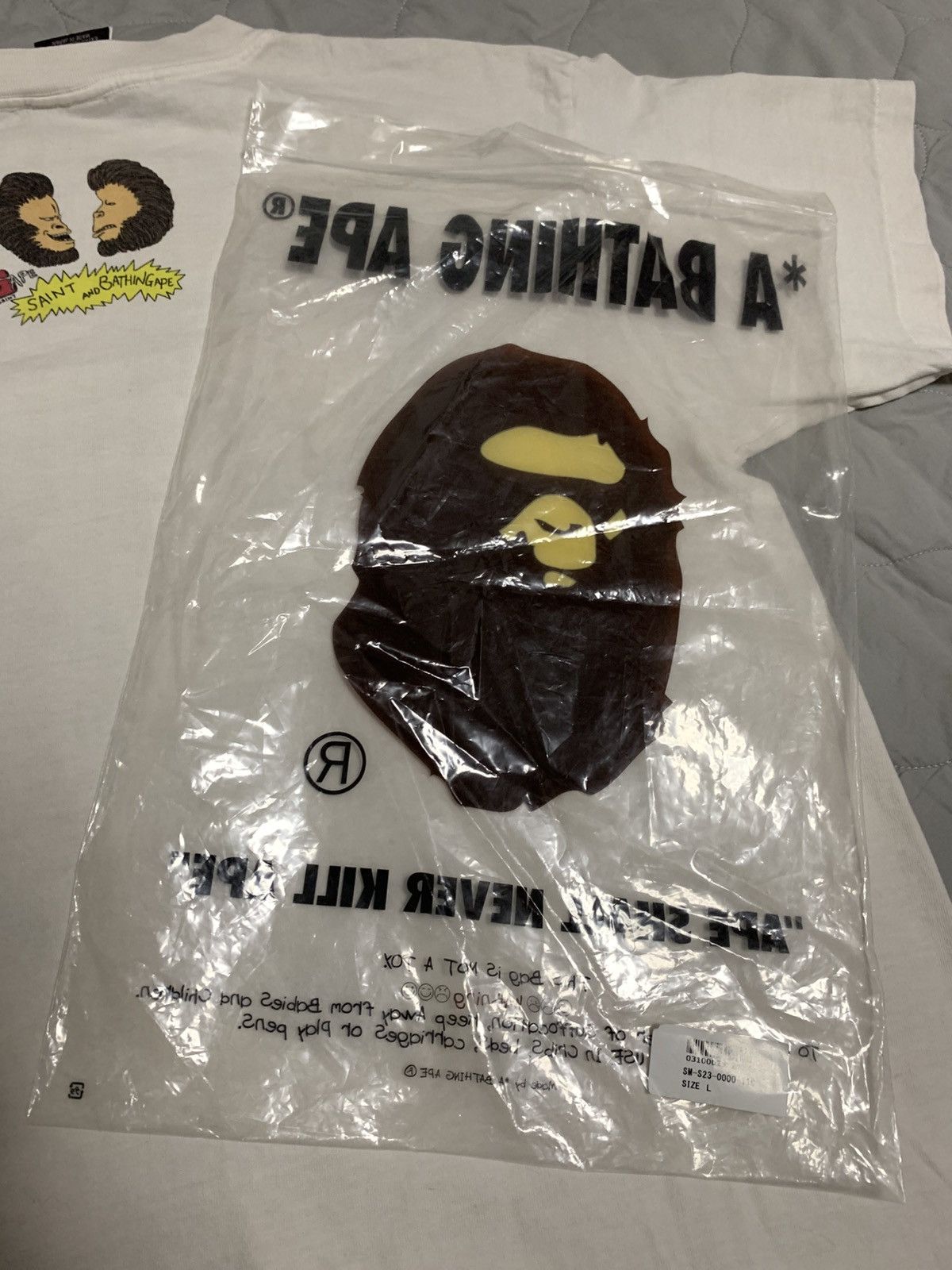 Bape × Saint Michael Bape x Saint Michael Beavis & Butthead Tee Size US L / EU 52-54 / 3 - 10 Thumbnail