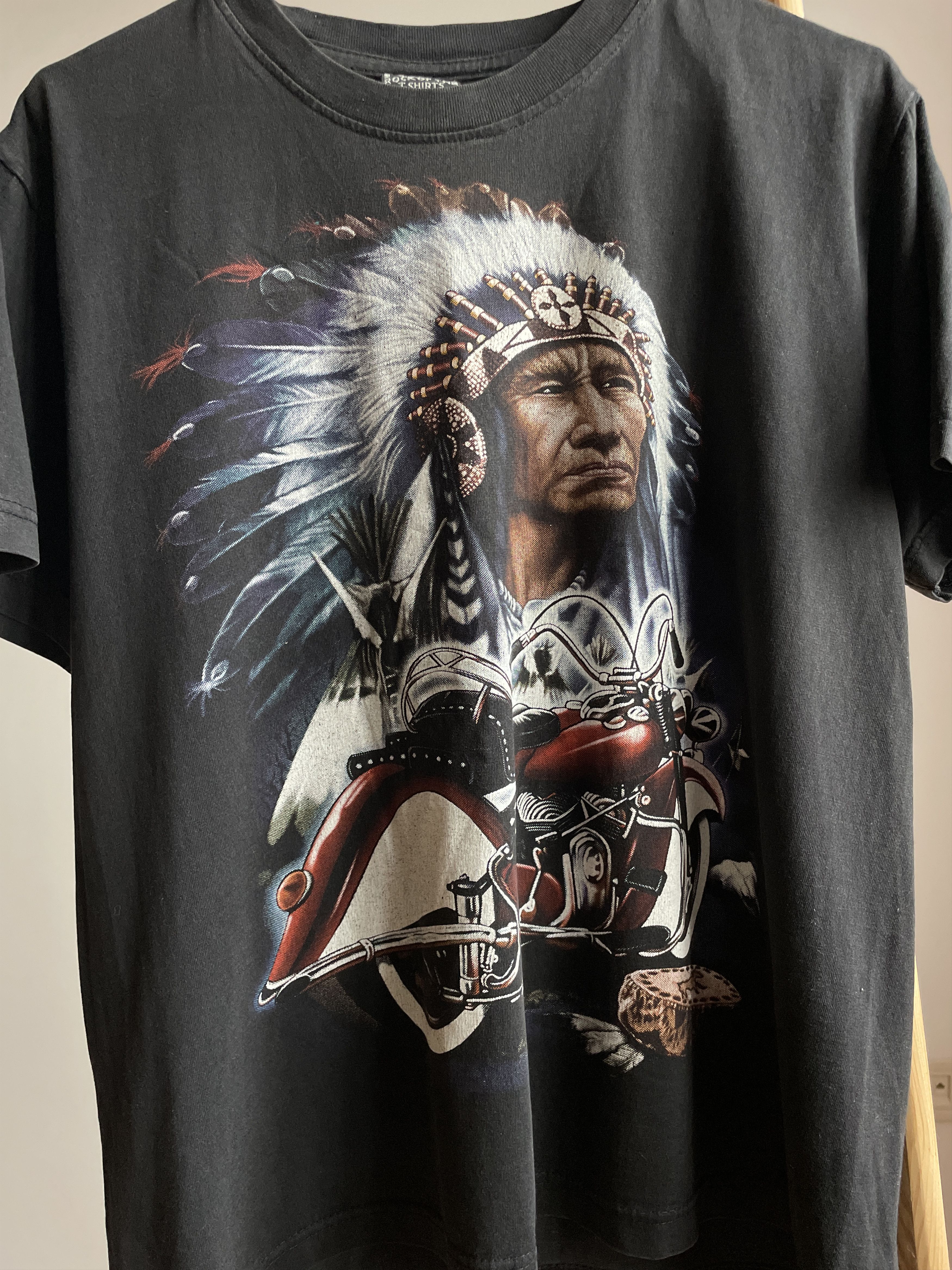 Native × Vintage Indian Motorcycles Vintage 90's T-Shirt Size M Size US M / EU 48-50 / 2 - 3 Thumbnail
