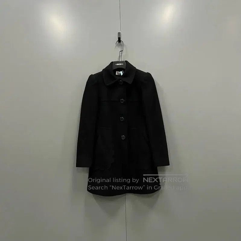Valentino Valentino Black Cotton Long Coat for Men . Size US M / EU 48-50 / 2 - 1 Thumbnail