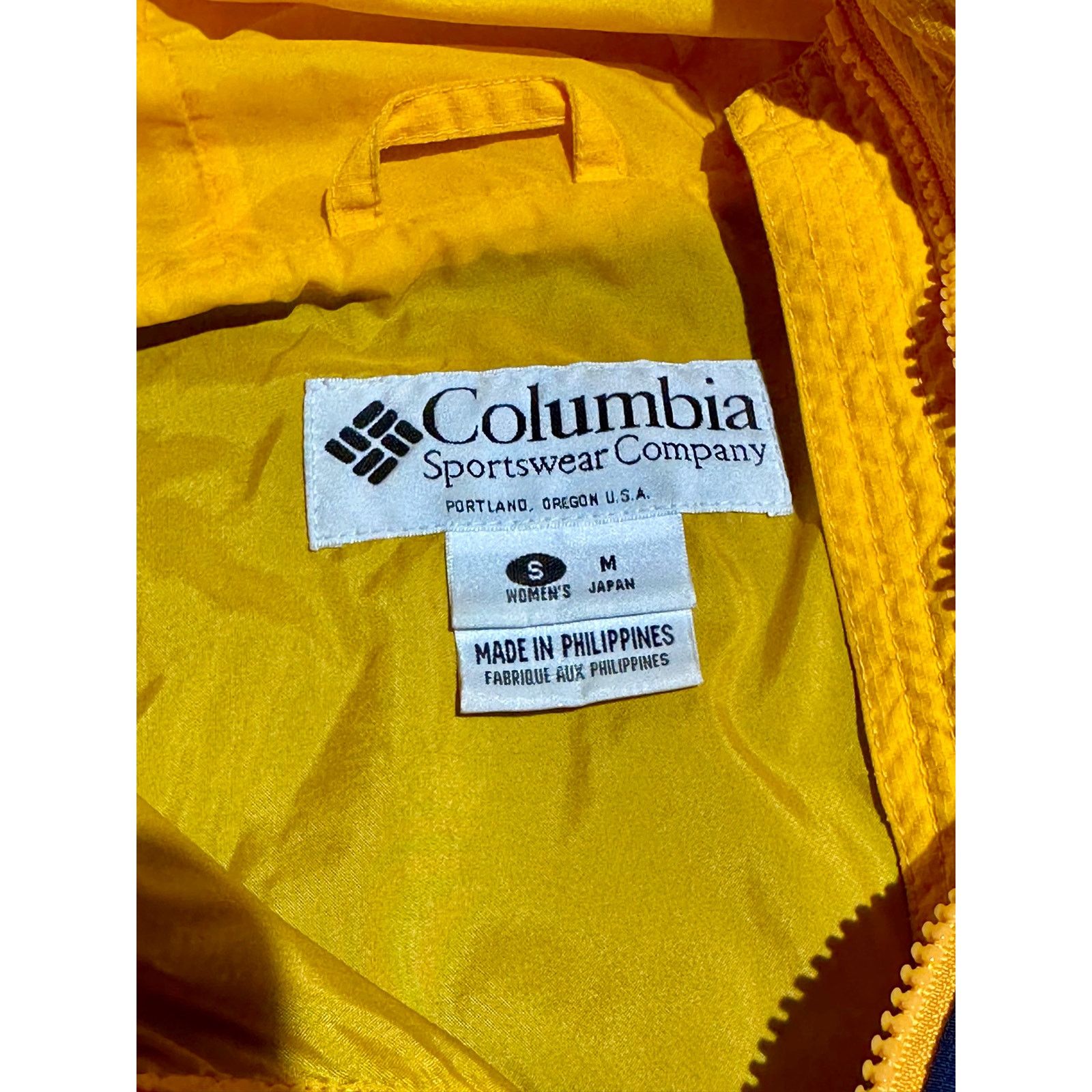 Columbia Columbia Sportswear Yellow/Navy Windbreaker Jacket Size S / US 4 / IT 40 - 7 Thumbnail
