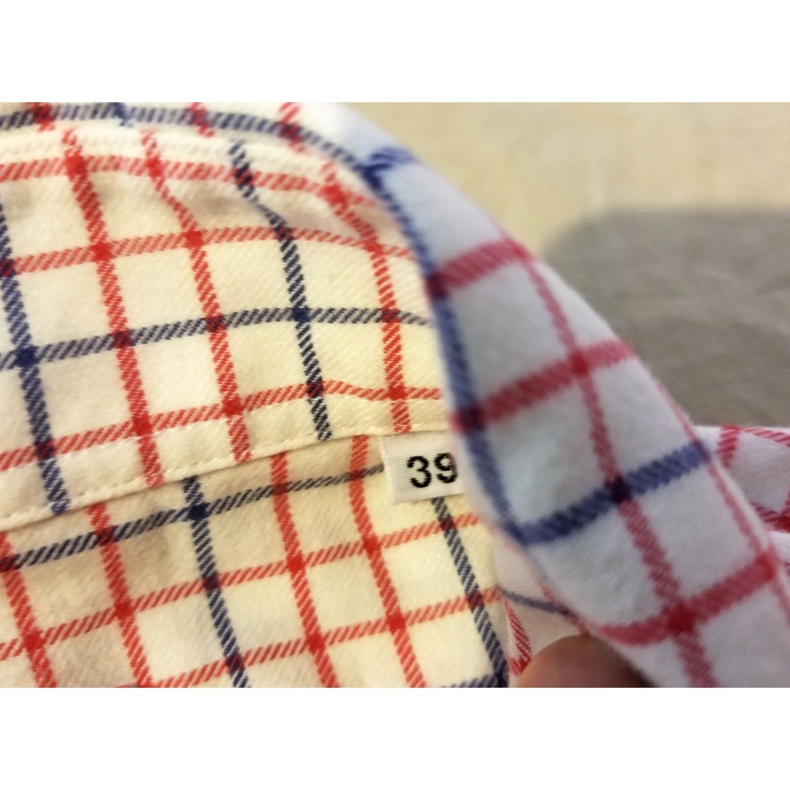 Vintage Berteil Dress Shirt Mens S White Cotton Long Sleeve Collared Button Shirt Size 36R - 4 Thumbnail