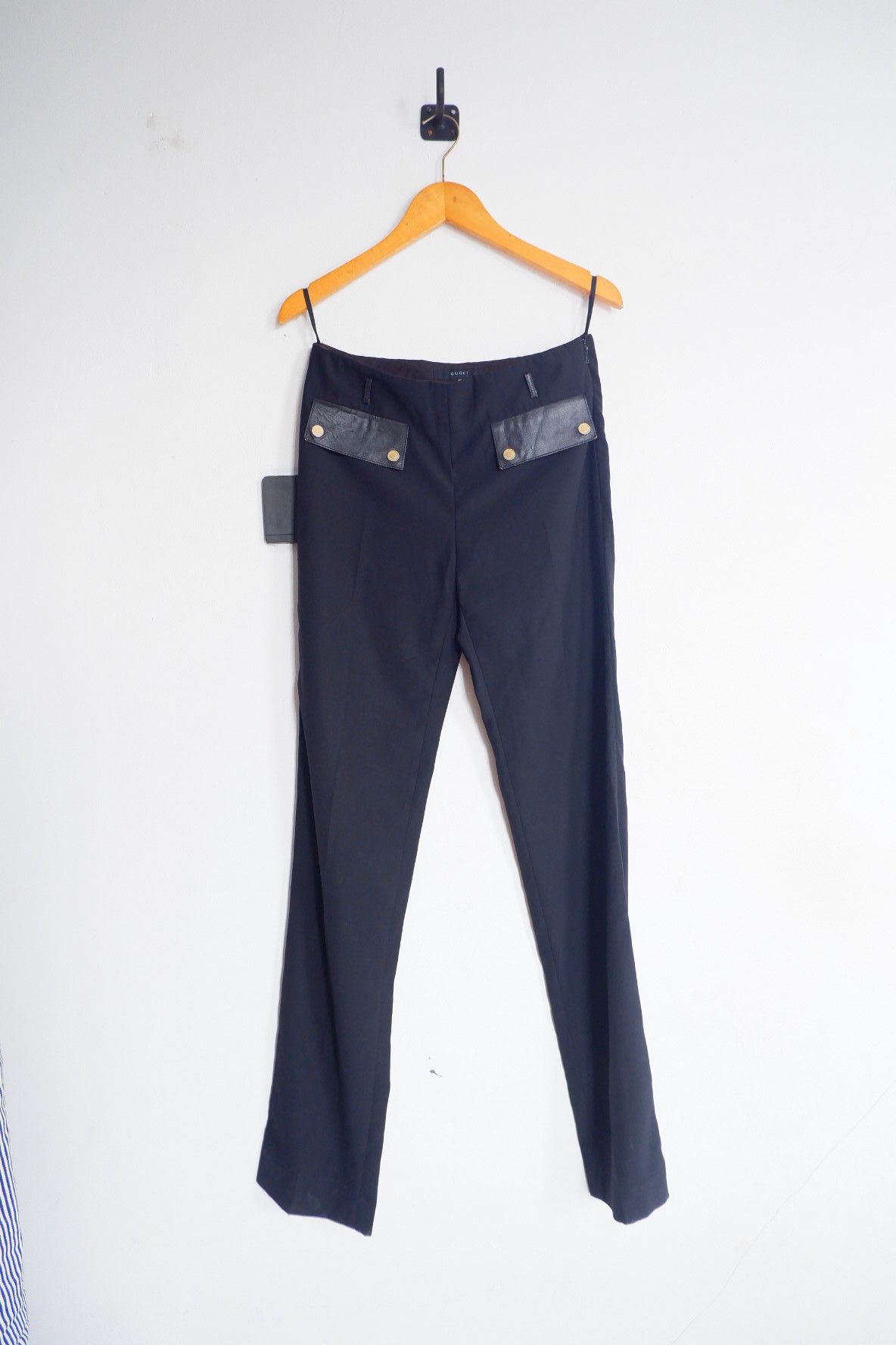Gucci Vintage Gucci Tom Ford Era Wool Pants Size 30" / US 8 / IT 44 - 2 Thumbnail