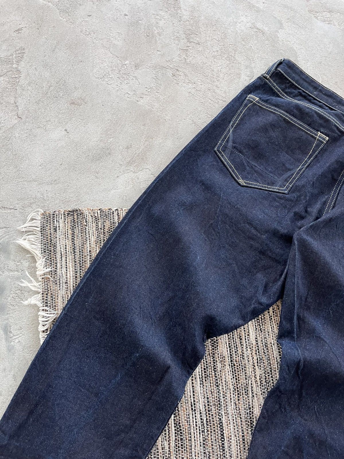 Allsaints Vintage AllSaints Jack Navy luxury Slim Selvedge Denim Jeans Size US 32 / EU 48 - 12 Thumbnail