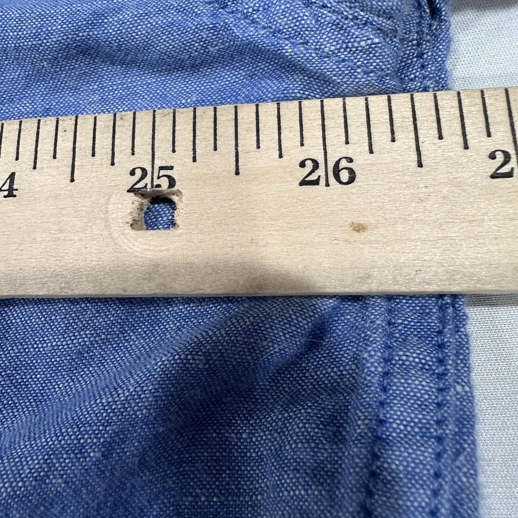 Old Navy Old Navy Shirt Men 2XL Blue Button Up Long Sleeve Linen Cotton Minimalist Casual Size US XXL / EU 58 / 5 - 6 Thumbnail