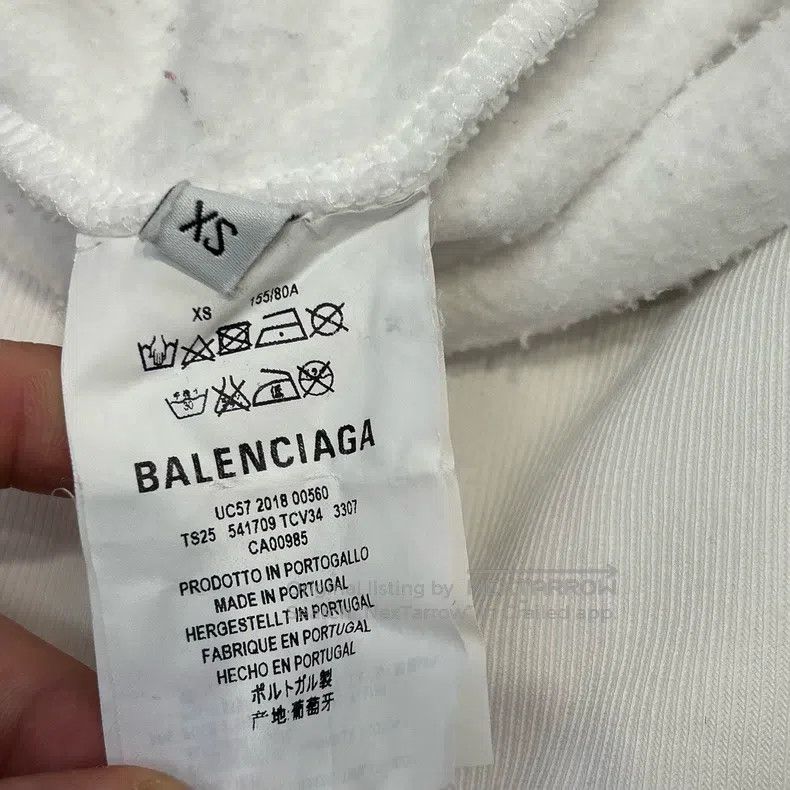 Balenciaga Balenciaga Food Agency Printed Hoodie with Fleece Lining Size US XS / EU 42 / 0 - 4 Thumbnail