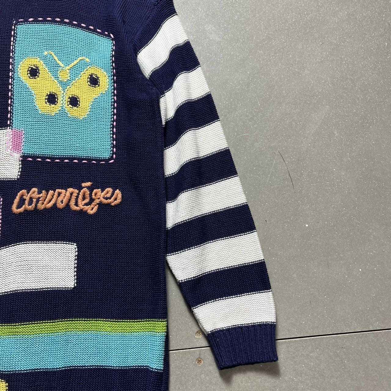 Courreges × Hysteric Glamour Courrèges Knit Sweater Size M / US 6-8 / IT 42-44 - 7 Thumbnail