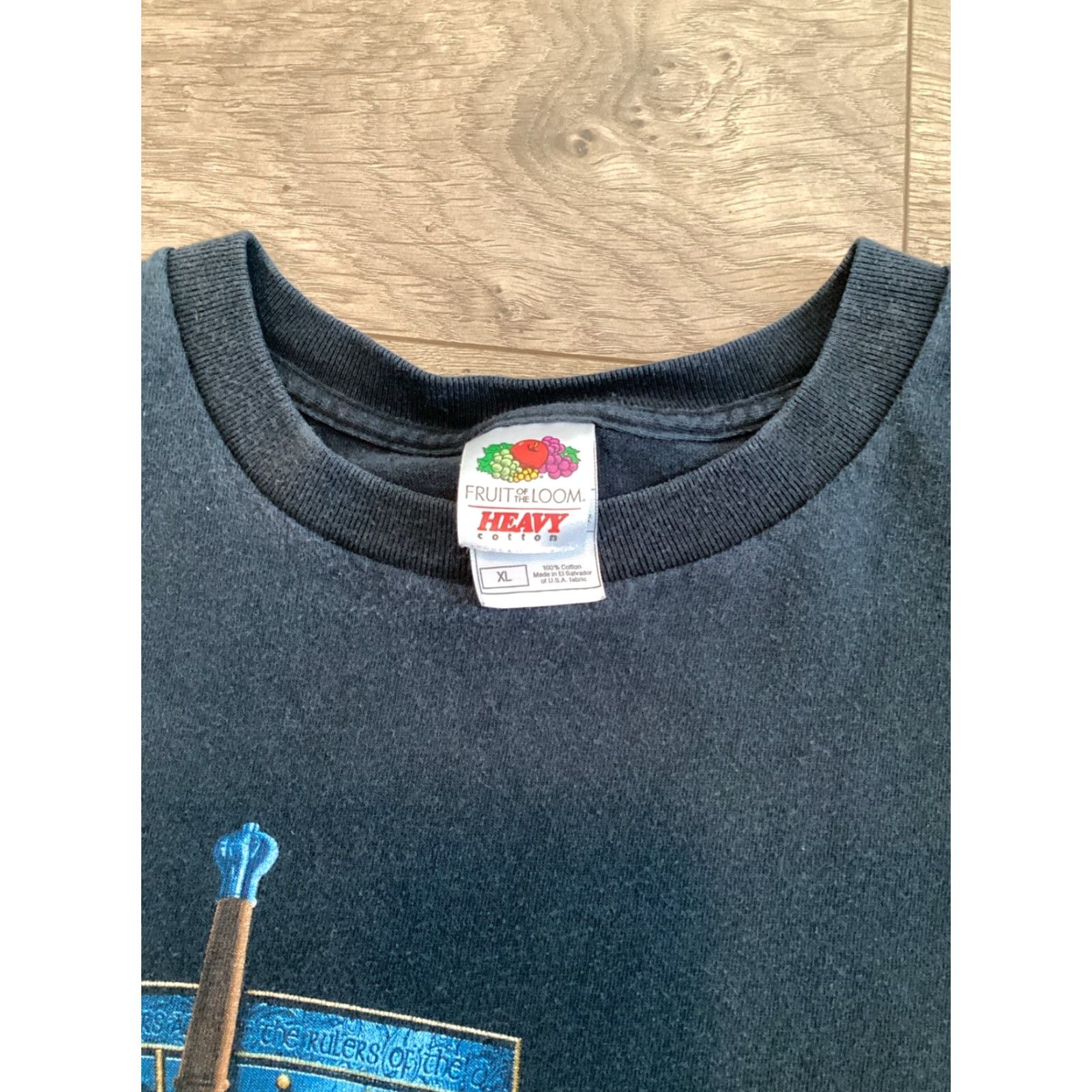 Fruit Of The Loom VINTAGE Fruit of the Loom The Lord of the Rings Jesus T-Shirt XL Black Graphic Print 90s Religious Mens Size US XL / EU 56 / 4 - 4 Thumbnail