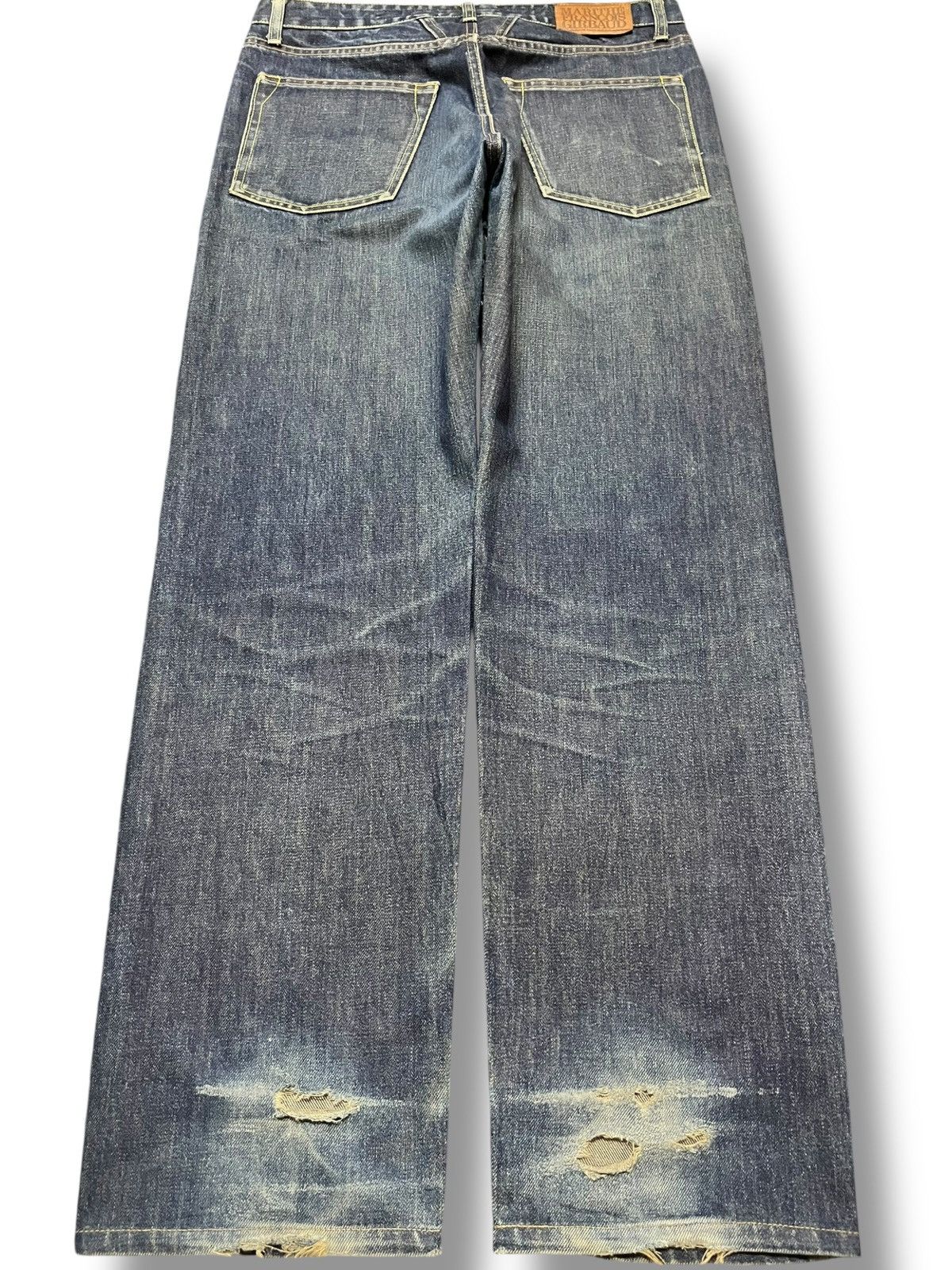 Marithe + Francois Girbaud Vintage Marithe Francois Girbaud Blue Indigo Denim Size US 32 / EU 48 - 5 Thumbnail