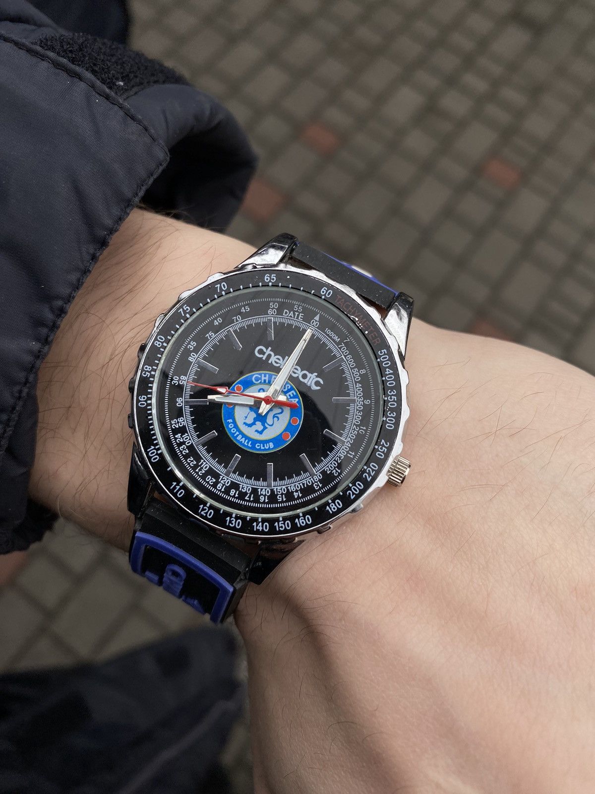 Vintage Football Fan Chelsea Watch UEFA Design - Japanese Brand Size ONE SIZE - 2 Thumbnail