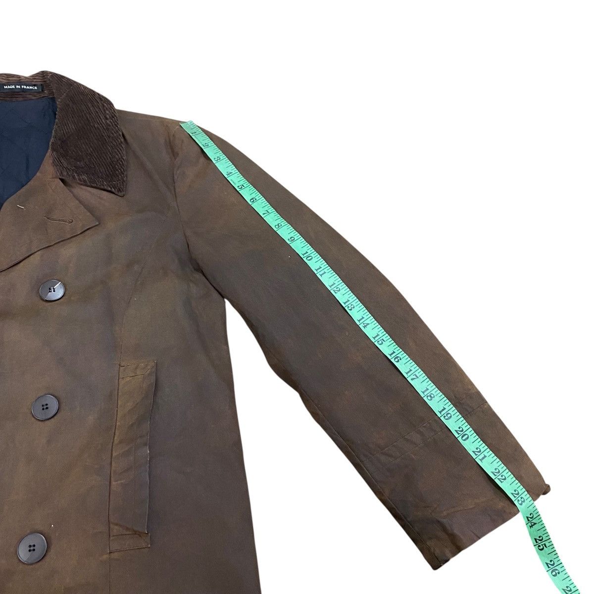 agnes b. Vintage Agnes B Homme Paris Double Breasted Wexed Jacket Size US M / EU 48-50 / 2 - 17 Thumbnail