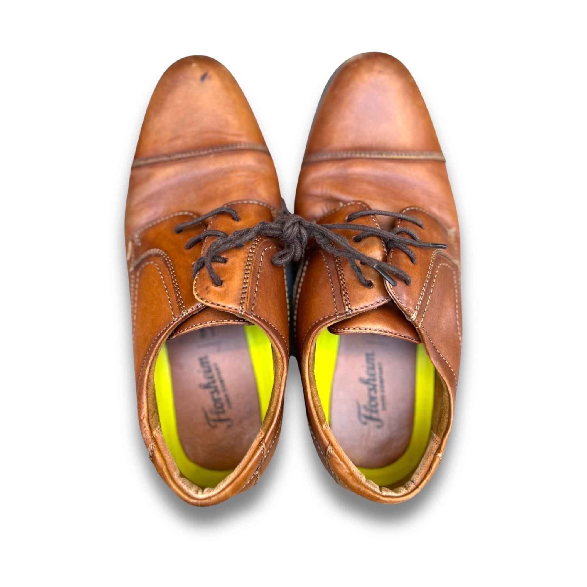 Florsheim Florsheim Comfortech Mens Oxfords Dress Shoes Brown Leather Size US 8.5 / EU 41-42 - 2 Thumbnail