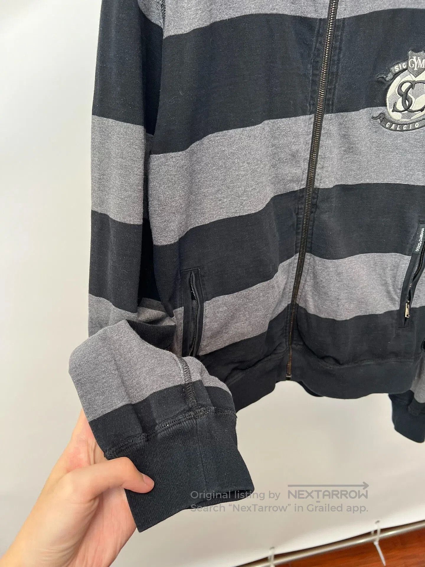 Dolce & Gabbana Dolce & Gabbana Striped Zip Sweatshirt. Size US M / EU 48-50 / 2 - 6 Thumbnail