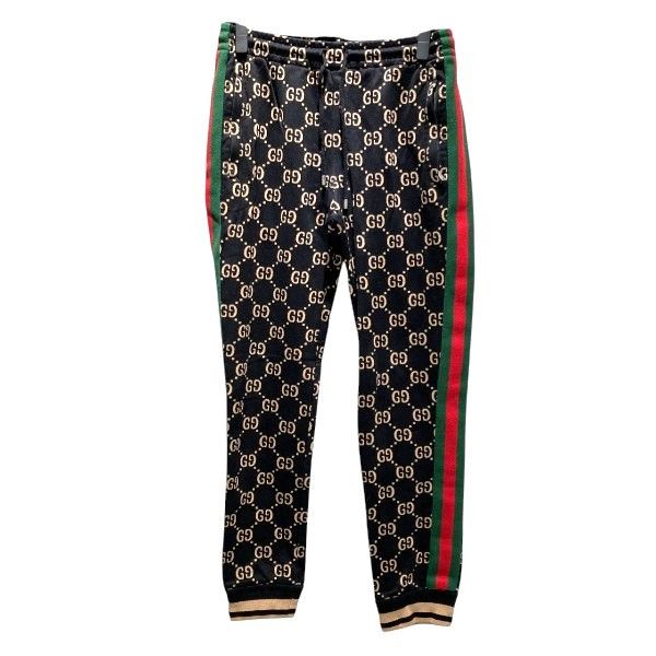 Gucci Gucci Gucci Jumbo GG Cotton Pants Textile Pants 695976 DUTY FREE for USA Size ONE SIZE - 1 Thumbnail