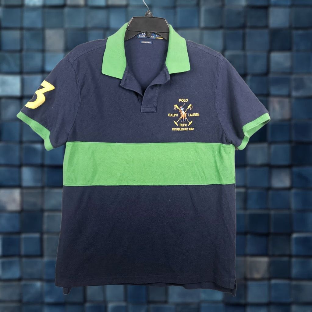 Ralph Lauren Ralph Lauren Polo Shirt Polo Slim Fit Men's Navy Blue Sz L Polo Shirt Slim Fit Men's Navy Blue RL Polo Shirt Size US L / EU 52-54 / 3 - 1 Thumbnail