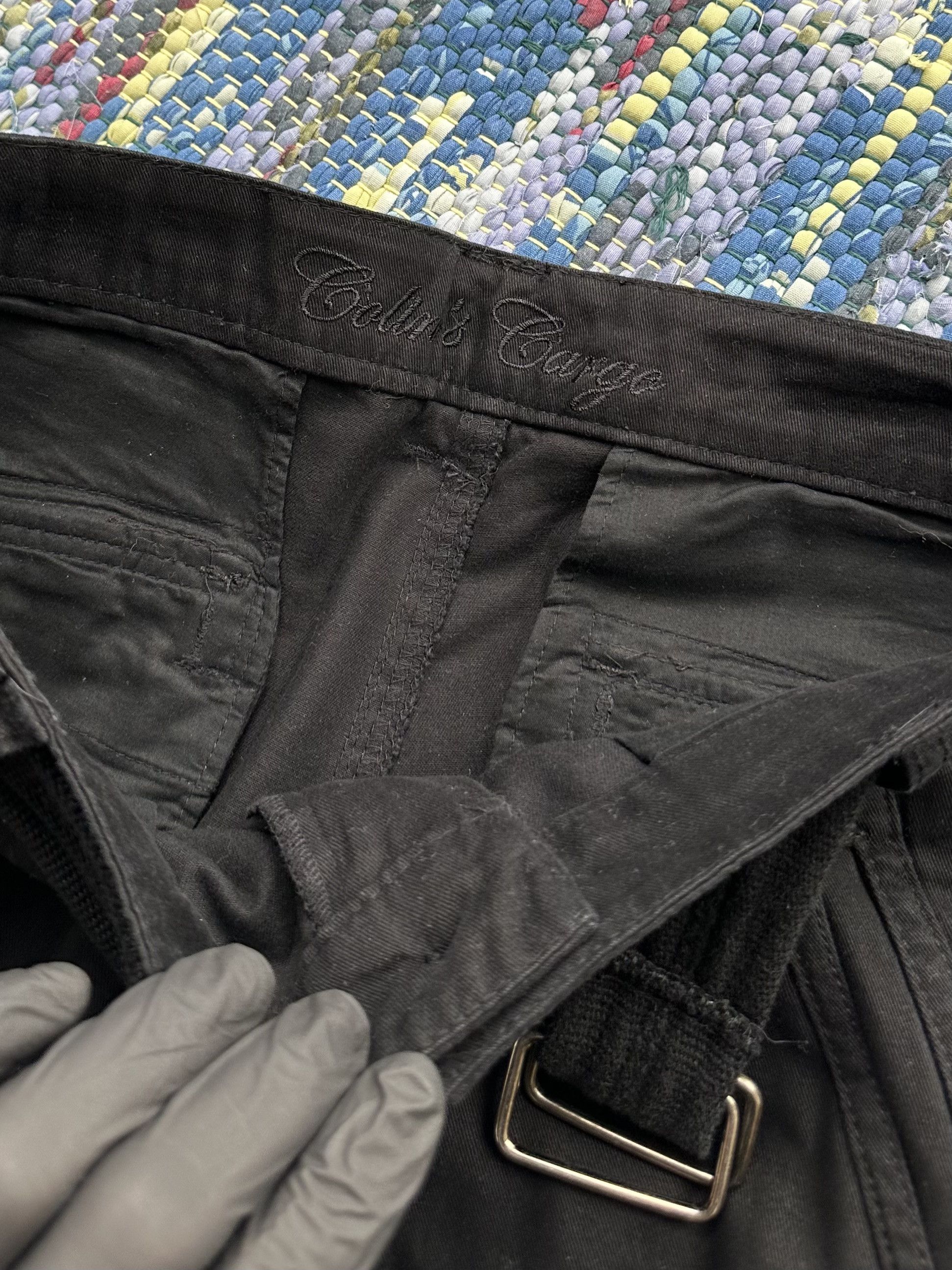 Vintage Vintage Cargo Pants With Belt Size US 30 / EU 46 - 4 Thumbnail