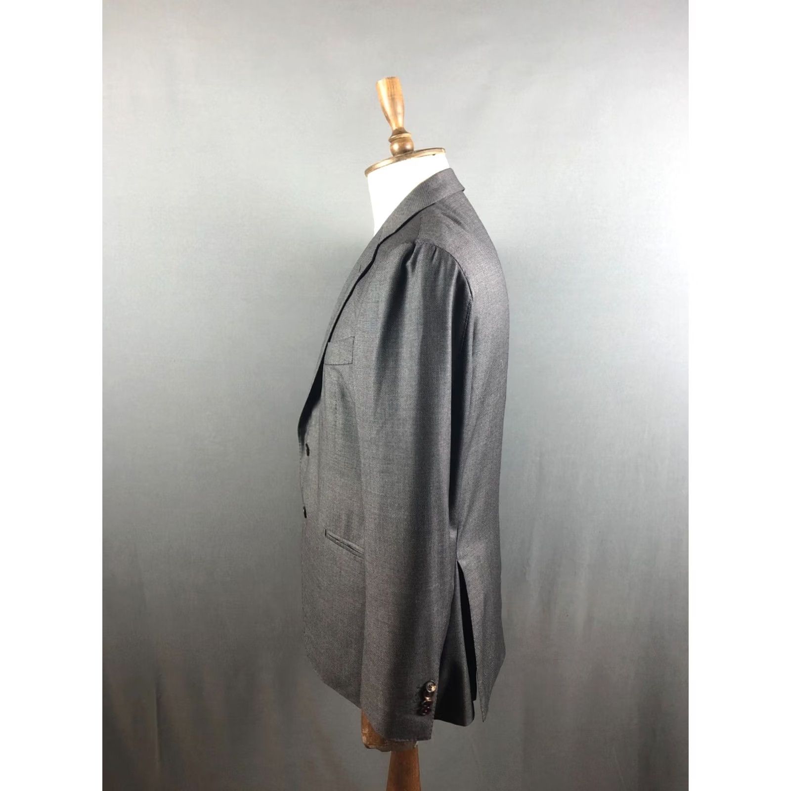 Suitsupply Suitsupply Blazer Gray Men Size 52 Wool Size 52R - 2 Thumbnail