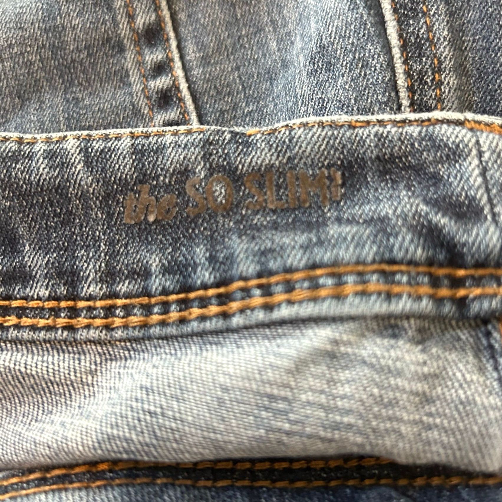 Vintage Chicos Womens Jeans Blue Denim Mid Rise So Slim Crop Stretch 0 (S) Size 30" / US 8 / IT 44 - 5 Thumbnail