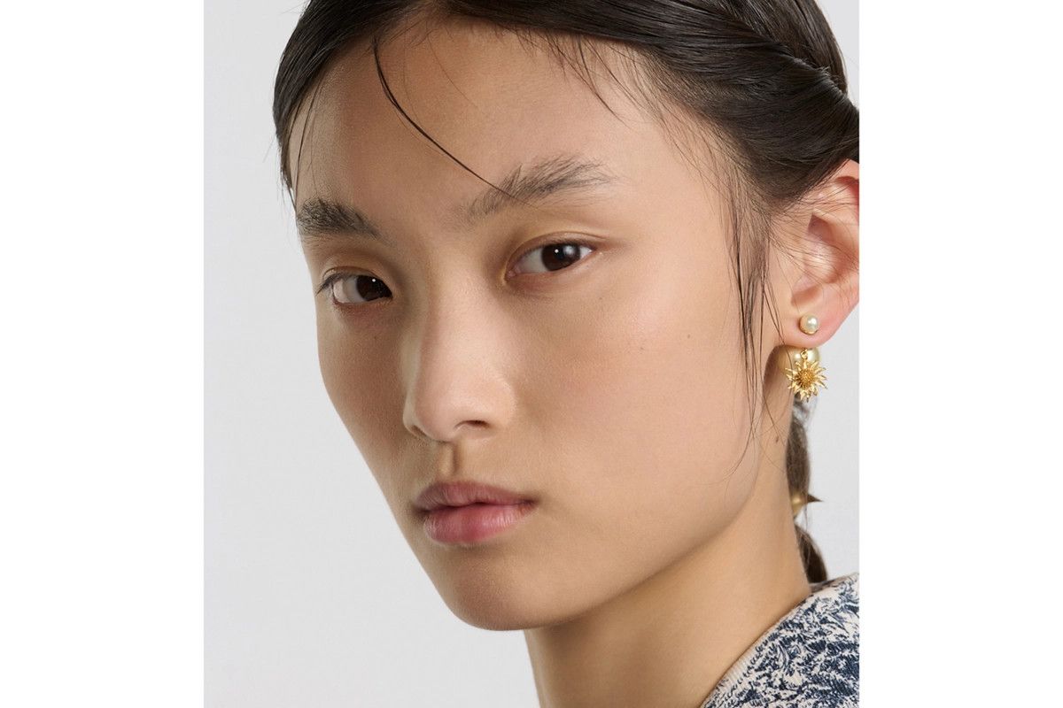 Dior o1bcso1str0126 Size:OS/Tribales Earrings in Golden/White Size ONE SIZE - 4 Thumbnail