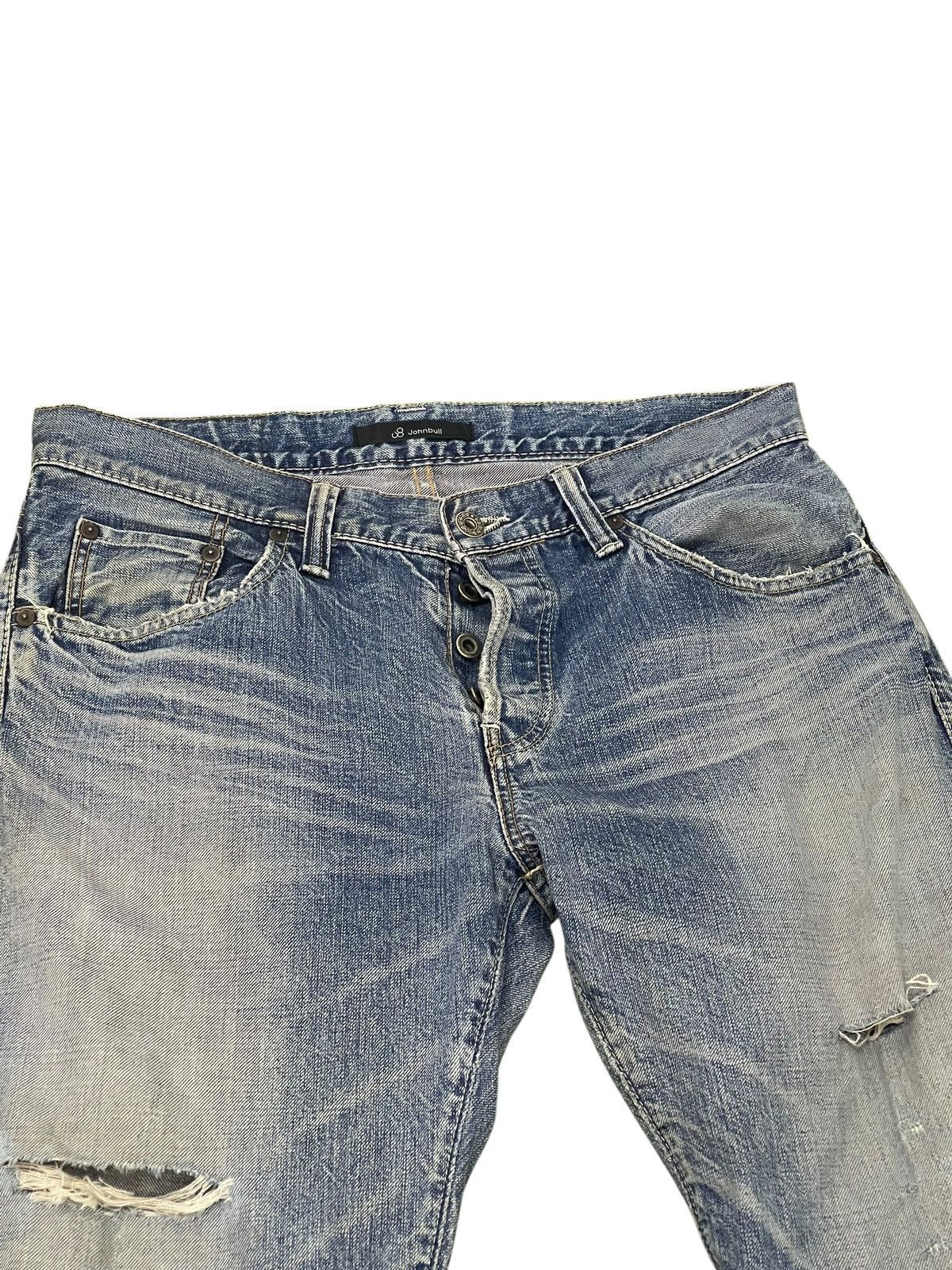 Hysteric Glamour Distress Jeans Johnbull Beauty Faded Regular Straight 2🟦6 Size US 32 / EU 48 - 7 Thumbnail