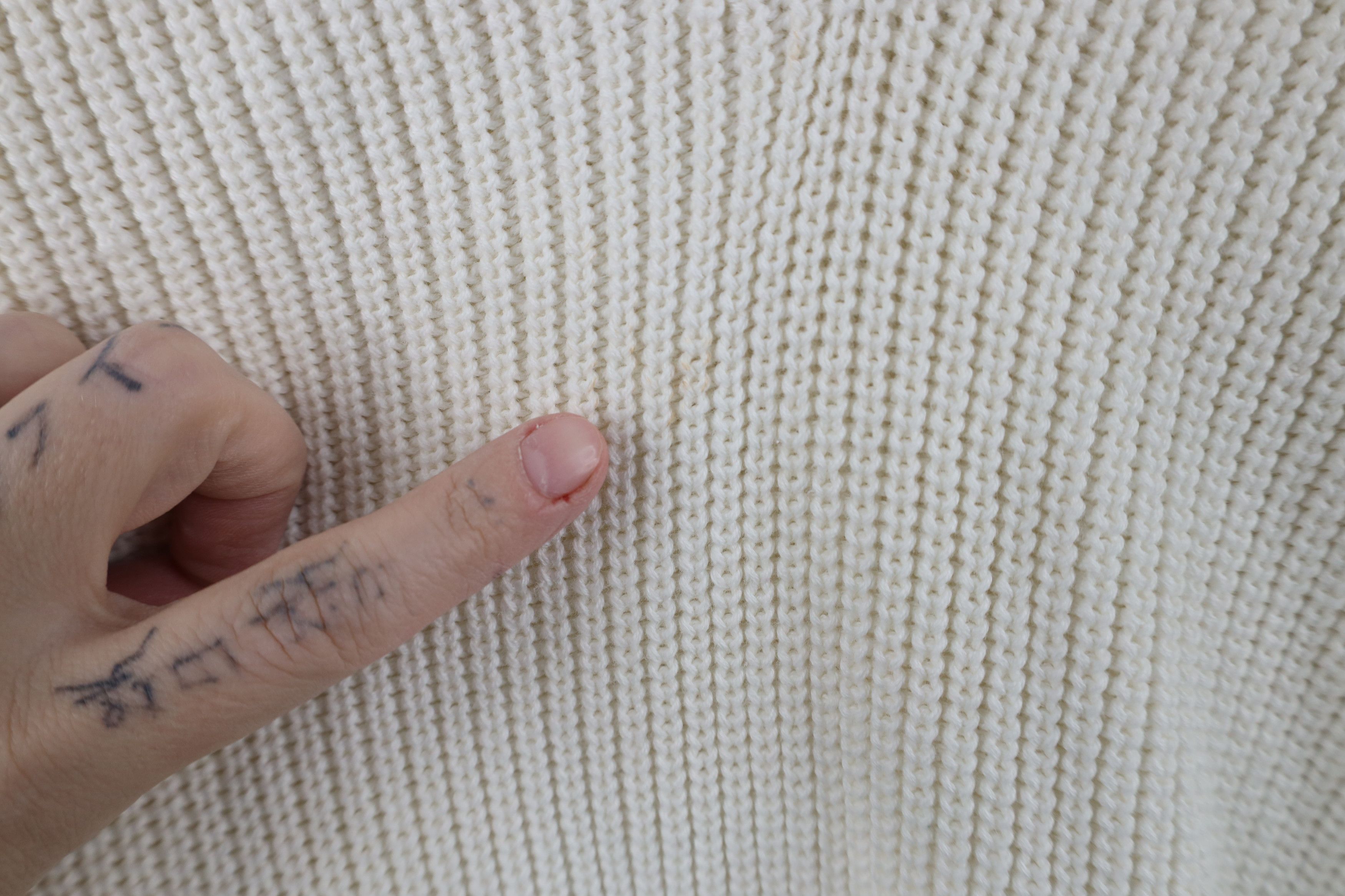 Nautica Vintage 90s Nautica Sailing Chunky Ribbed Knit Sweater White Size US M / EU 48-50 / 2 - 5 Thumbnail