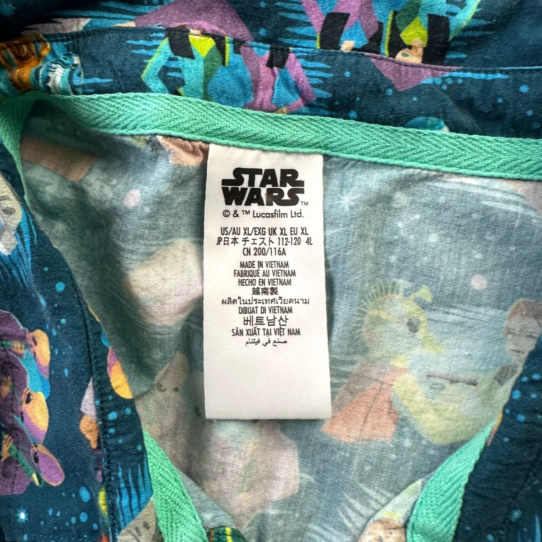 Disney Disney Star Wars Shirt Mens Extra Large Blue Cantina All Over Print Shirt Size US XL / EU 56 / 4 - 6 Thumbnail
