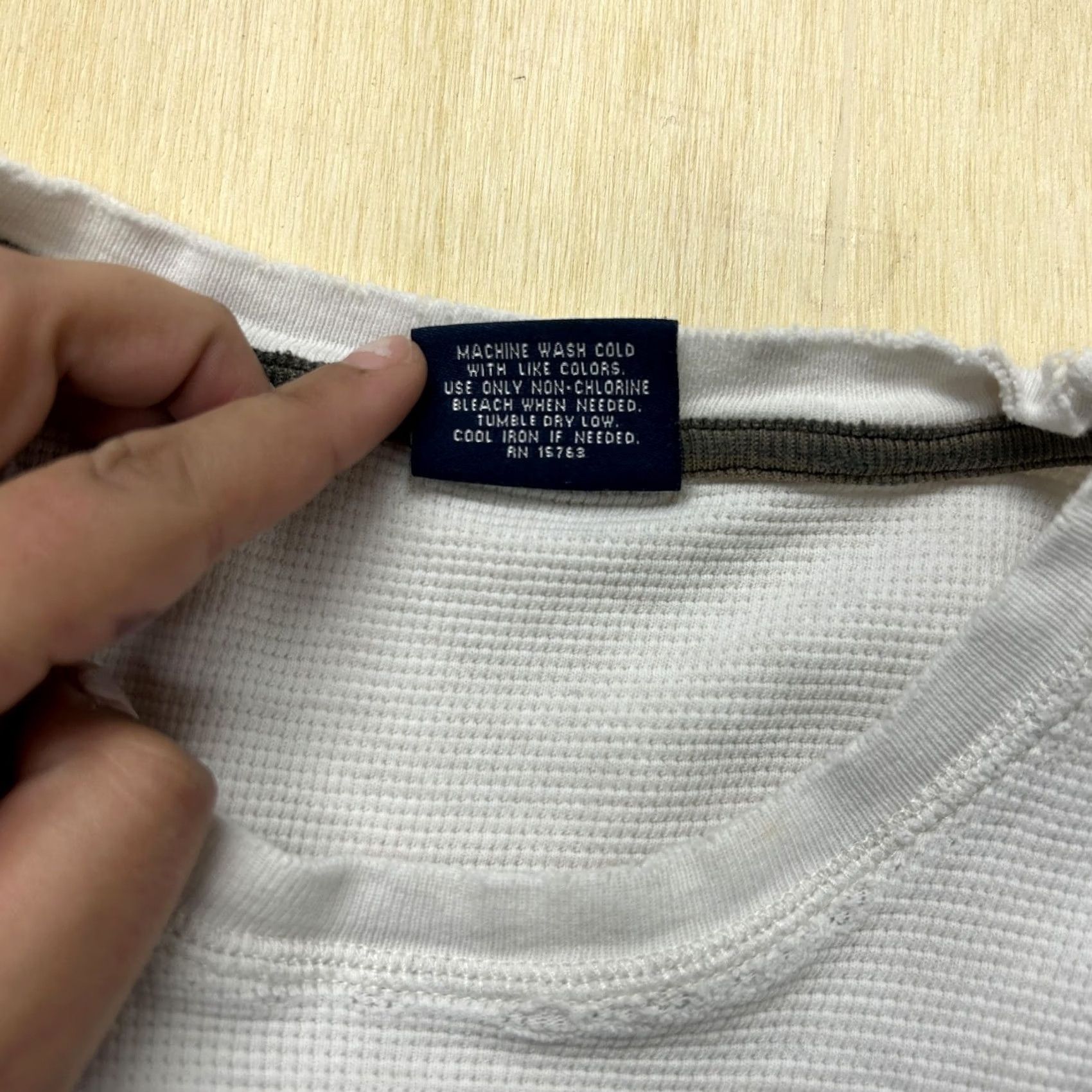 Polo Ralph Lauren Polo Ralph Lauren Pajama Top Mens XL White Waffle Knit Sleeveless Sleepwear Size US XL / EU 56 / 4 - 5 Thumbnail