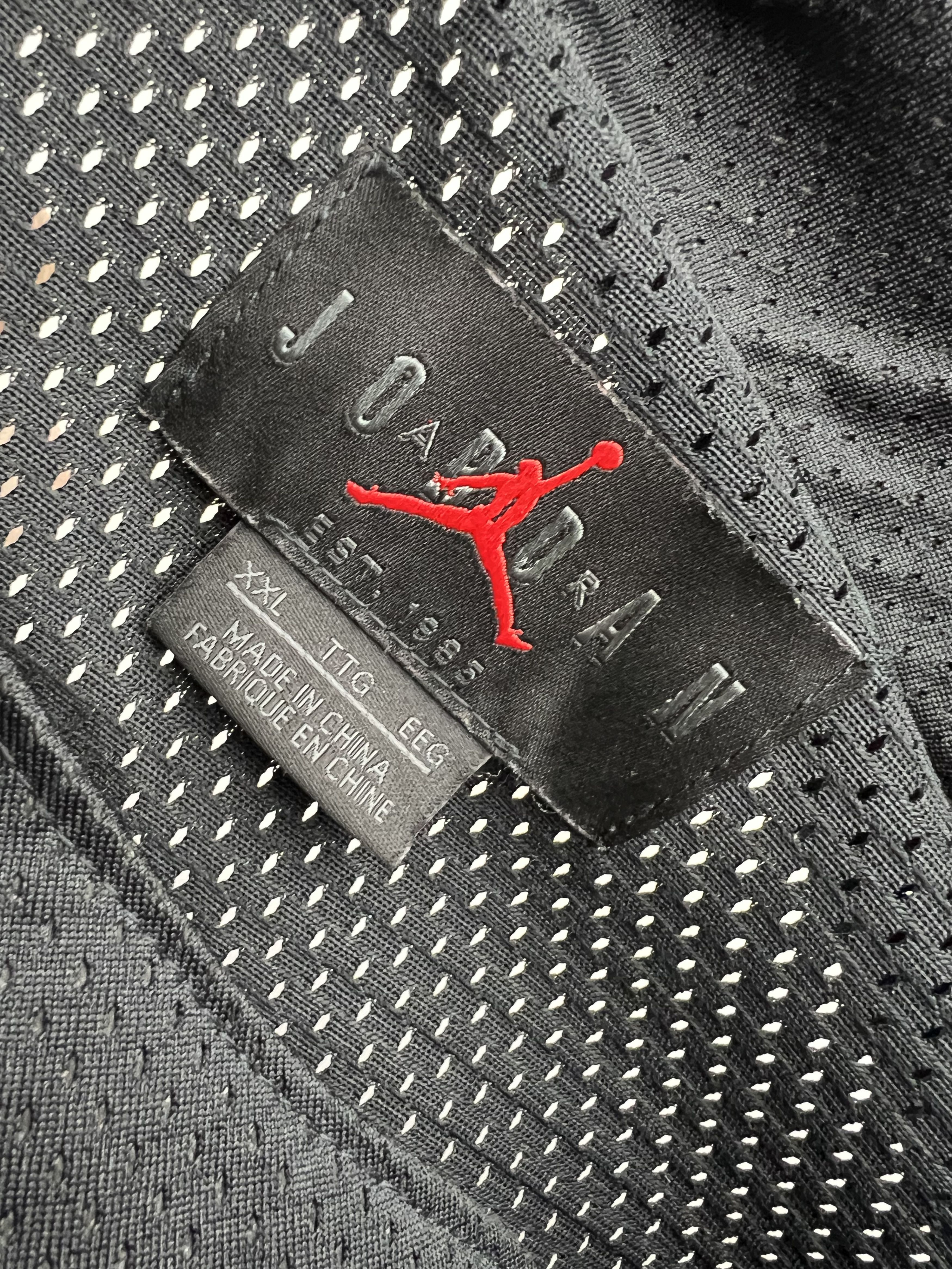 Jordan Brand Jordan Black Mesh Jersey Size XXL Size US XXL / EU 58 / 5 - 6 Thumbnail