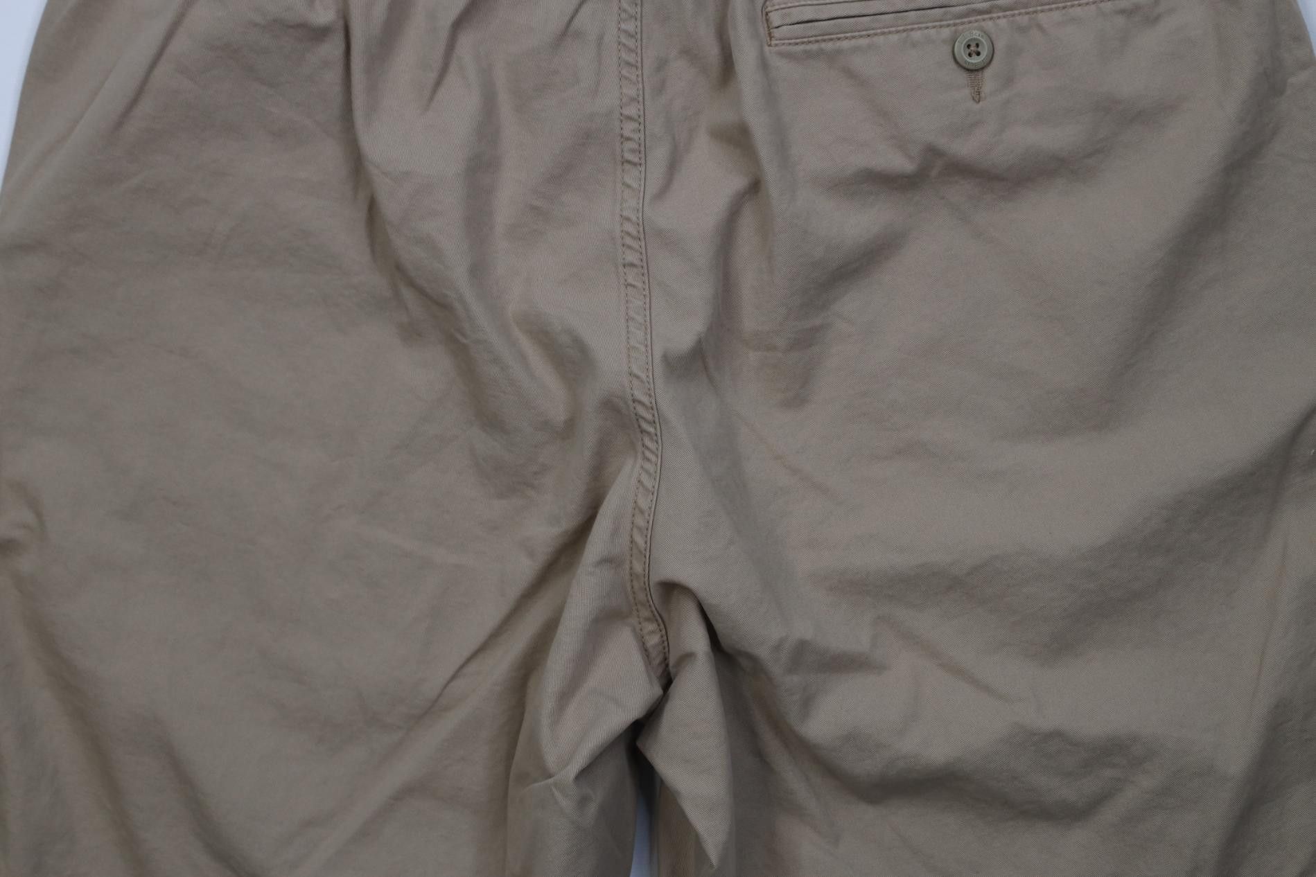 L.L. Bean Vintage 90s Y2K LL Bean Above Knee Shorts Beige Tan Cotton Size US 34 / EU 50 - 9 Thumbnail