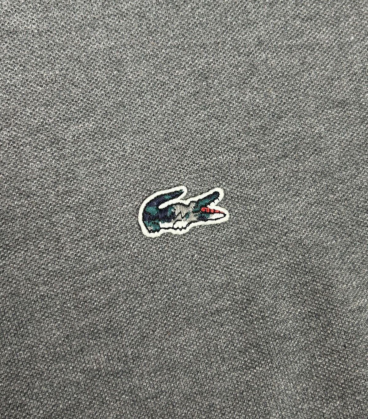 Lacoste Lacoste Grey Longsleeve Polo Shirt Size 4 / M P2P 20'8" Size US M / EU 48-50 / 2 - 8 Thumbnail