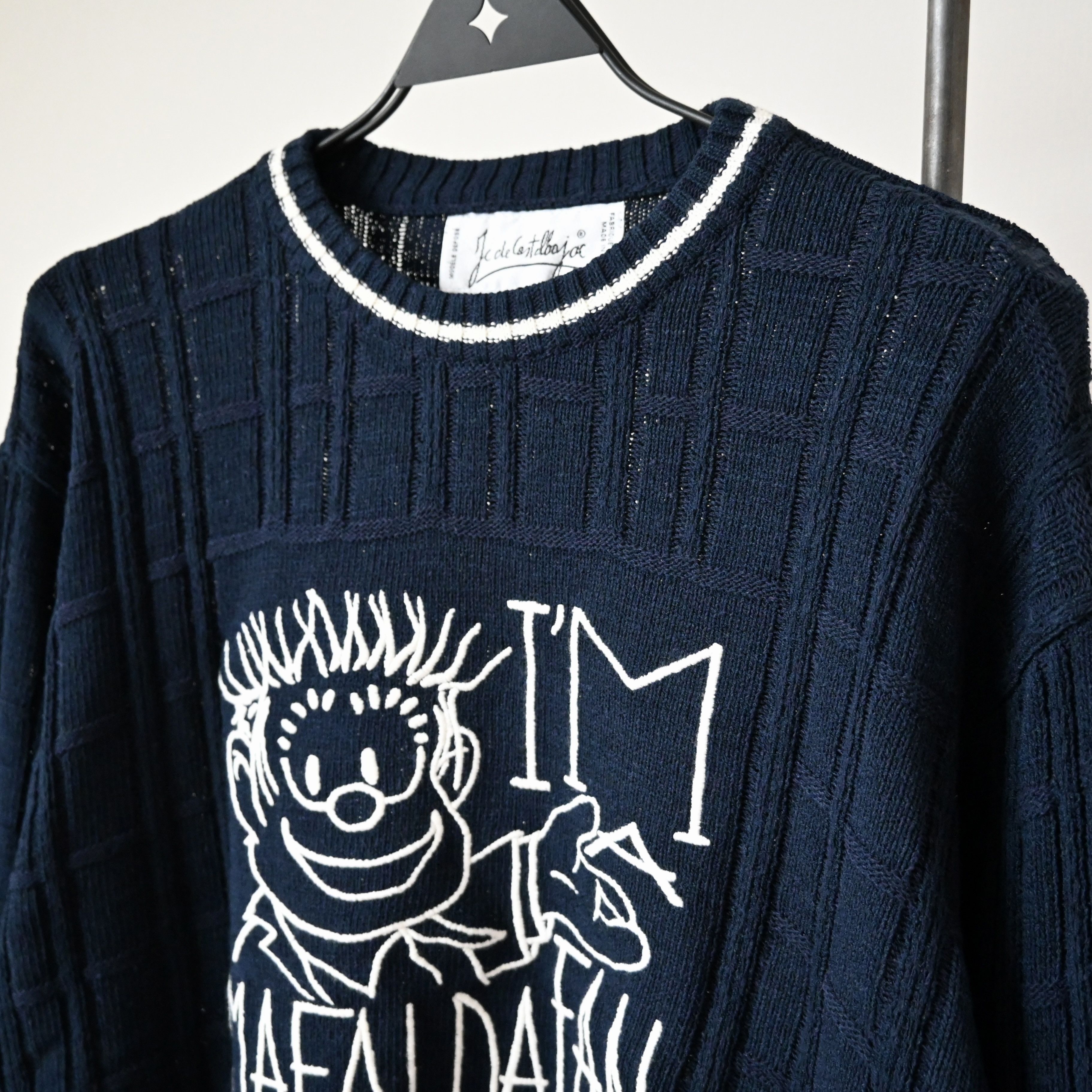 Jean Charles De Castelbajac VTG 1990s Castelbajac "MAFALDA FUN" cotton blend sweater Size US M / EU 48-50 / 2 - 5 Thumbnail