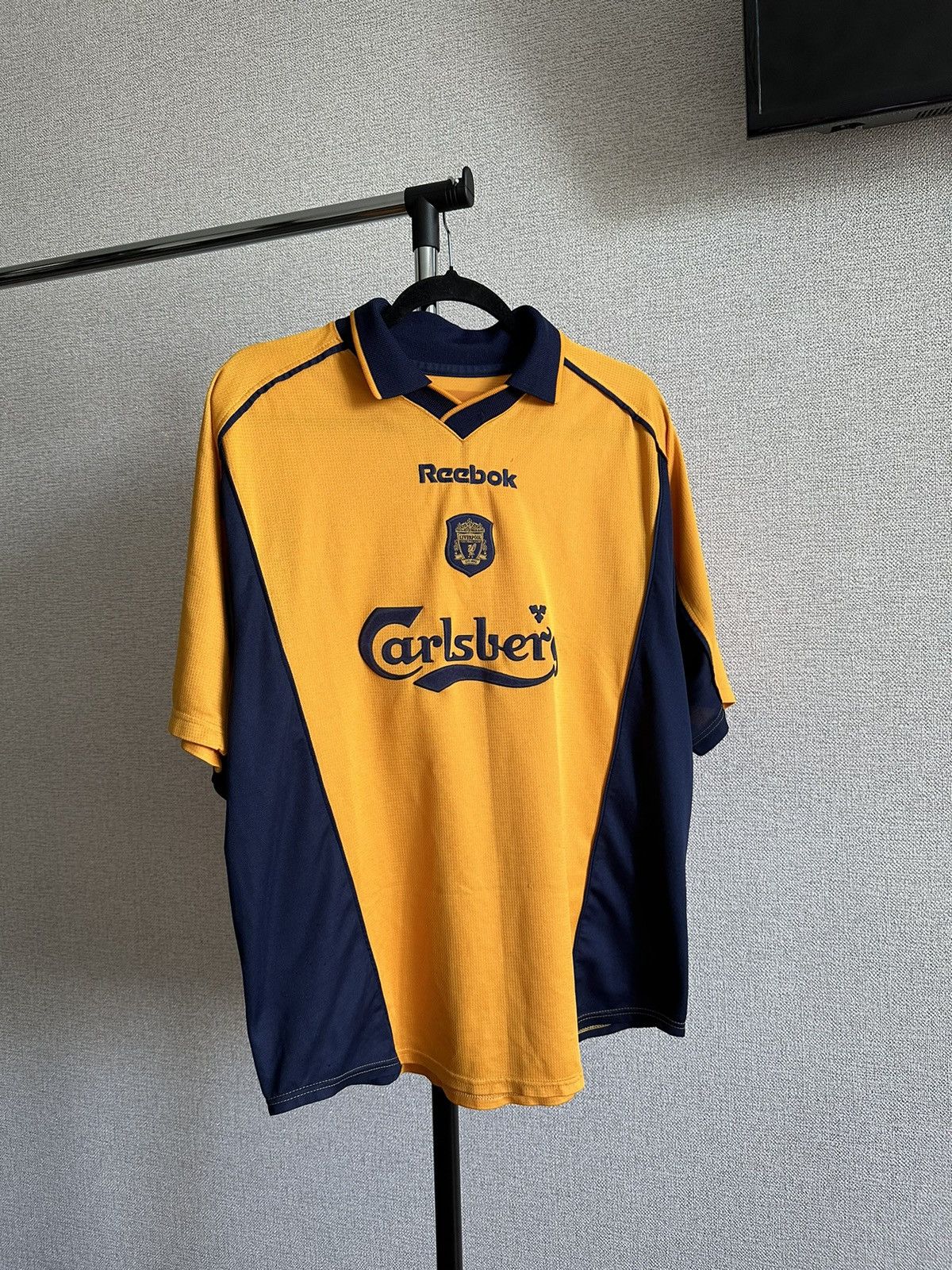 Reebok 2000/01 Reebok Liverpool FC Third Kit Soccer Jersey Size US L / EU 52-54 / 3 - 1 Thumbnail