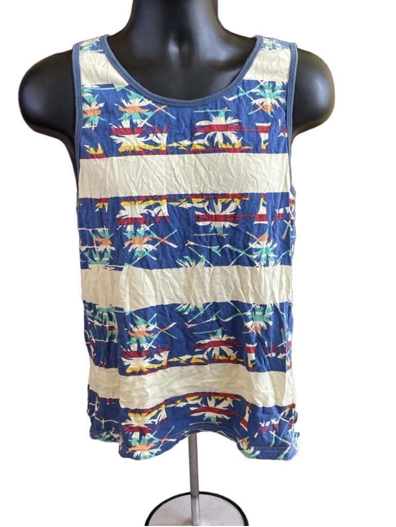 Volcom Men's Volcom Tank Top, Size M, Blue & White Size US M / EU 48-50 / 2 - 1 Thumbnail
