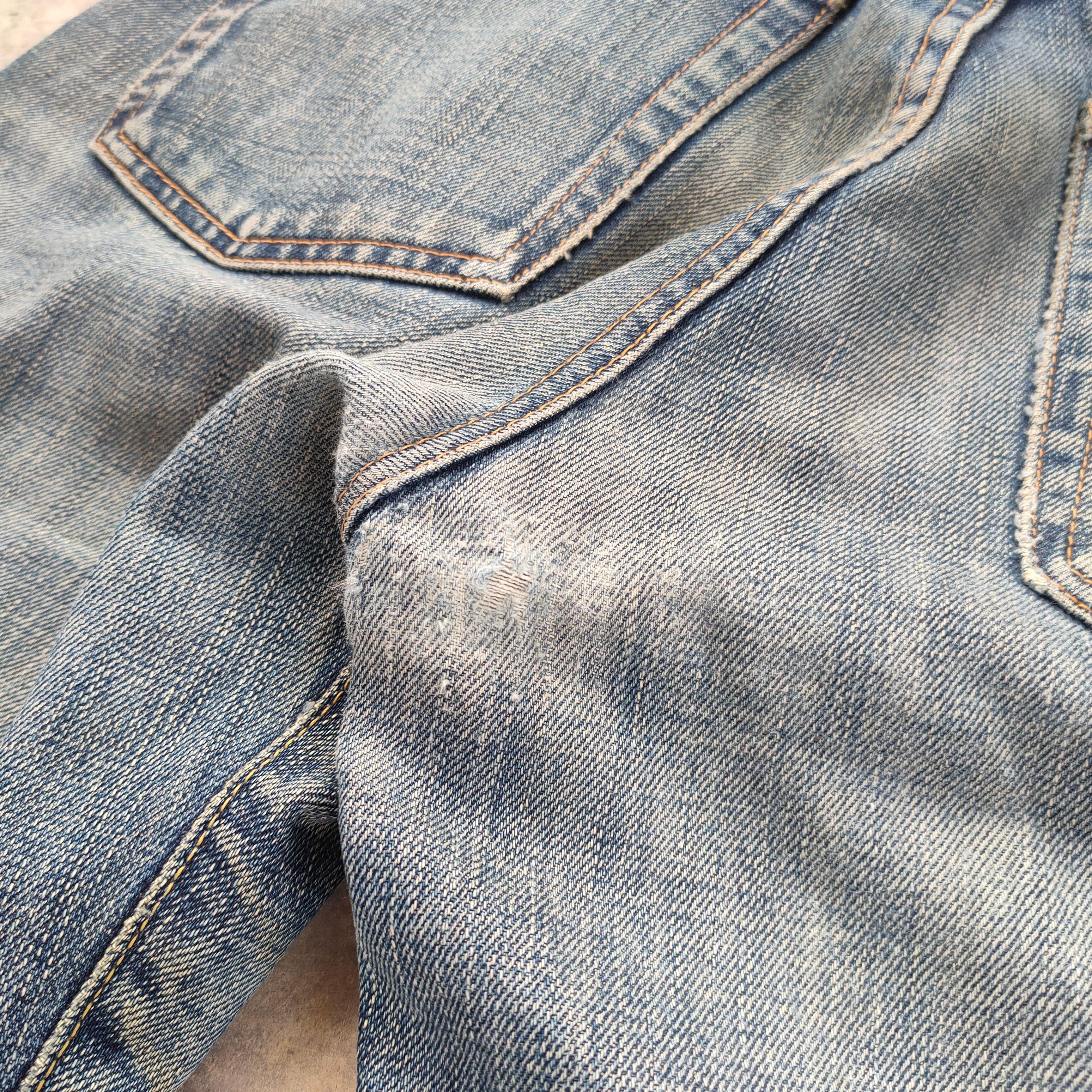Jean W32 VINTAGE JAPANESE DISTRESSED FADED JEANS PANTS Size US 32 / EU 48 - 11 Thumbnail