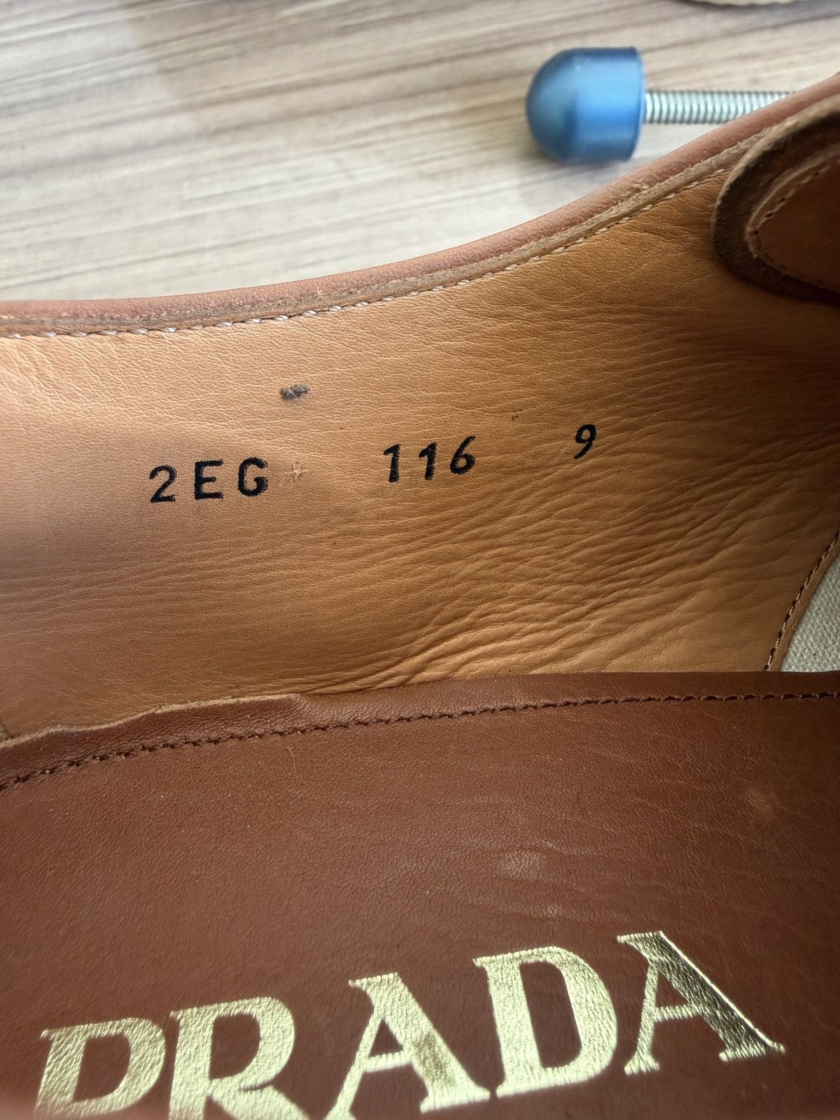 Prada Wingtip brogue derby Size US 10 / EU 43 - 12 Thumbnail