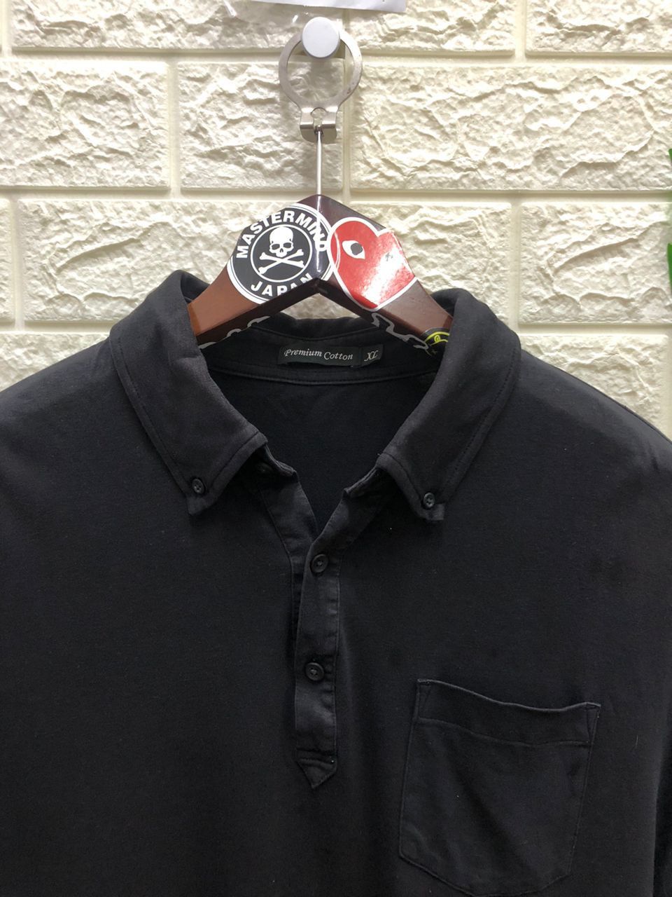 Uniqlo Uniqlo Japanese Brand Uniqlo Premium Cotton polo distress Size US XL / EU 56 / 4 - 8 Thumbnail