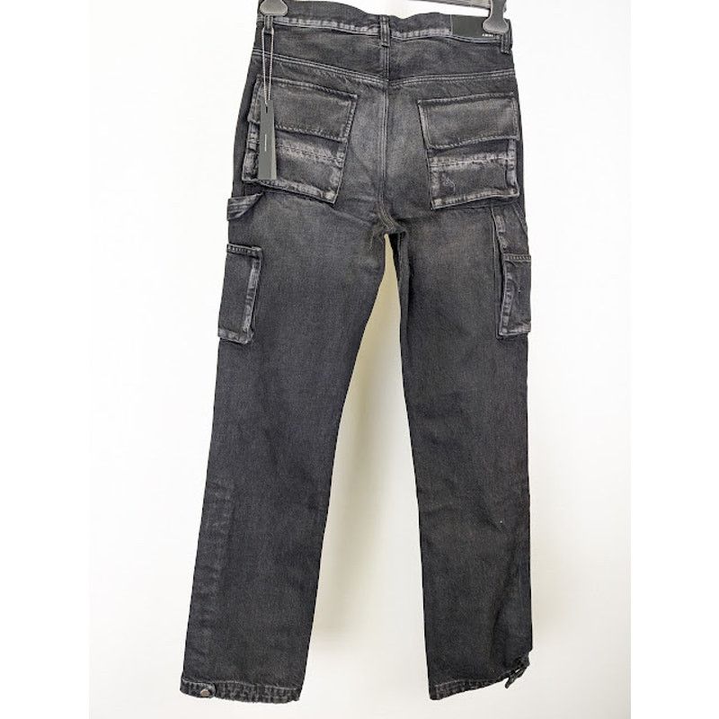 Amiri o1rshd1 Stack Workman Jeans in Aged Black Size US 30 / EU 46 - 13 Thumbnail
