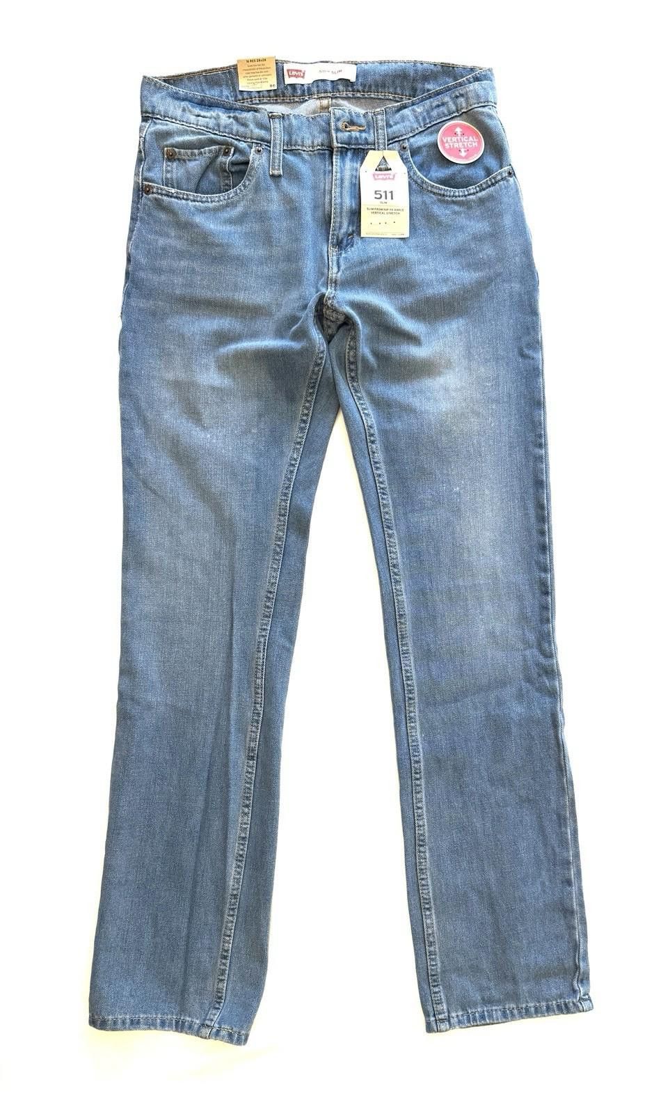 Levi's Levi's 511 Slim Fit Men's Jeans Medium Blue Wash NWT Size US 34 / EU 50 - 1 Thumbnail