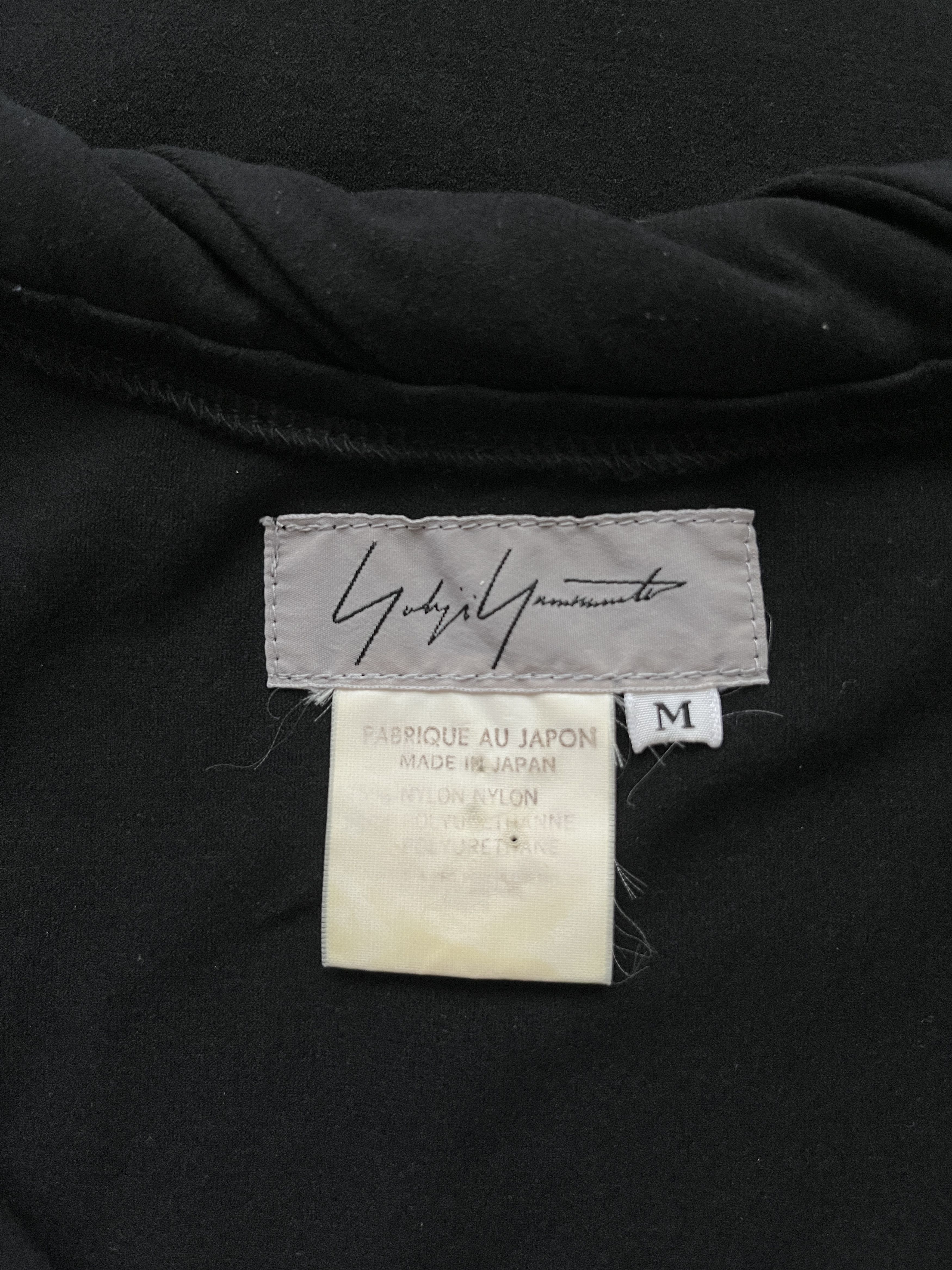 Yohji Yamamoto ⚡️QUICK SALE⚡️Yohji Yamamoto Black Top with Rolled Neckline Size M / US 6-8 / IT 42-44 - 3 Thumbnail