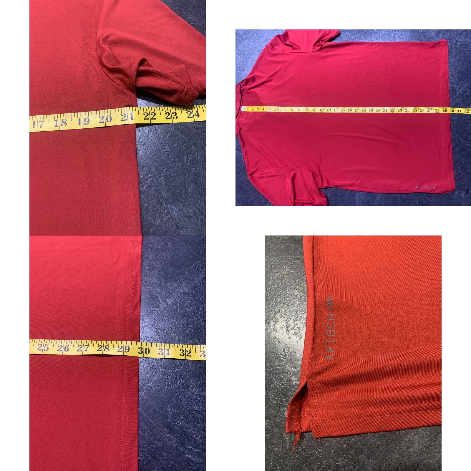 Vintage VINTAGE AFTCO Polo Shirt Men Large Red Performance 90s Size US L / EU 52-54 / 3 - 8 Thumbnail