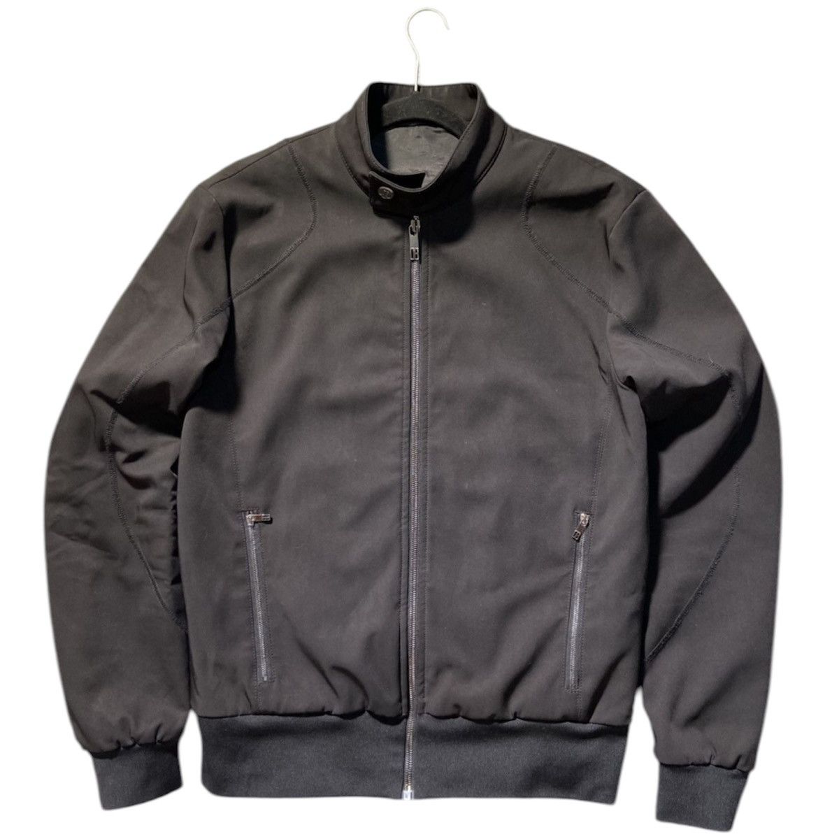 Dirk Bikkembergs Men's Bomber Black Jacket Berlin Streetwear