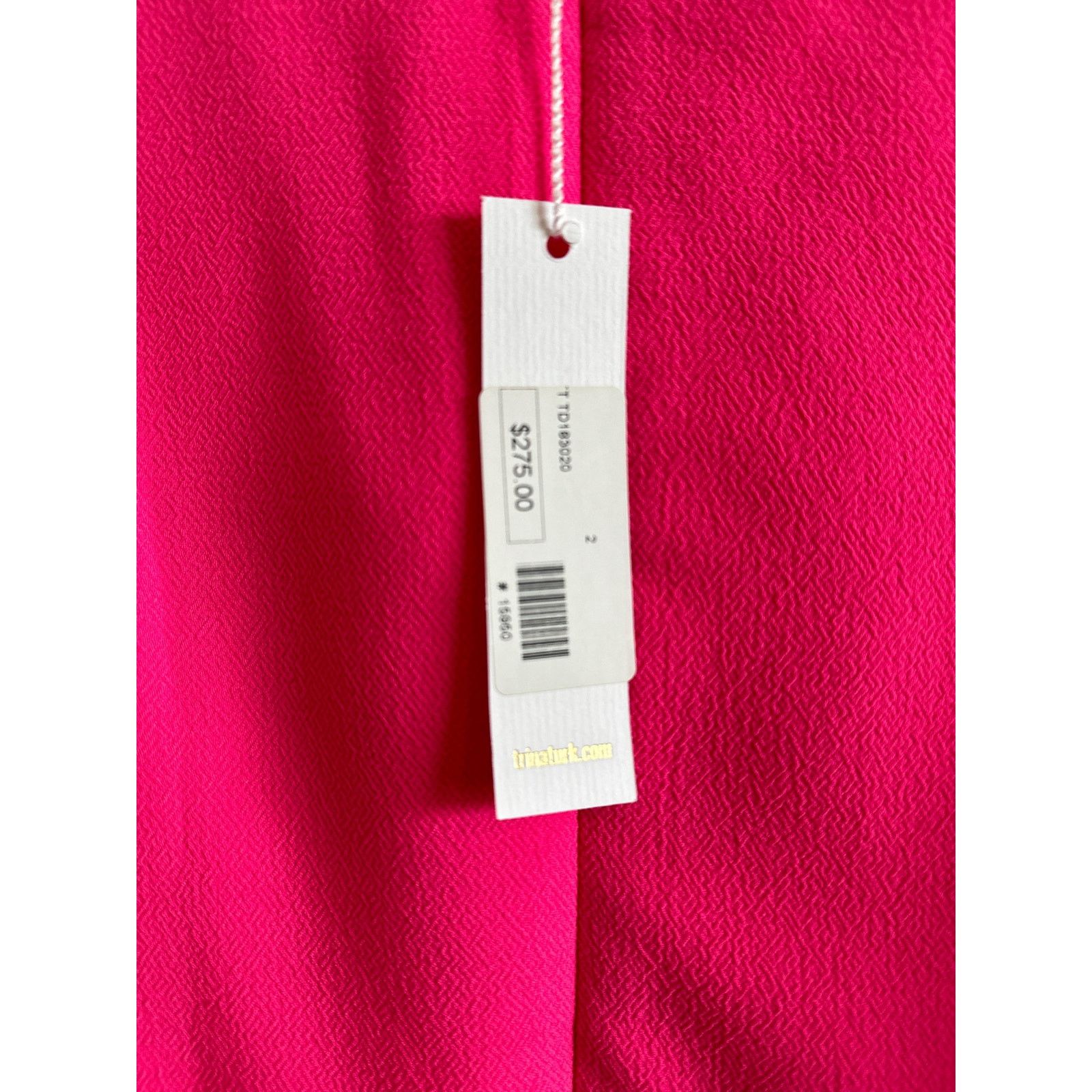 Trina Turk Trina Turk 2 Bright Pink Mini Off Shoulder Formal Dress Size XS / US 0-2 / IT 36-38 - 10 Thumbnail