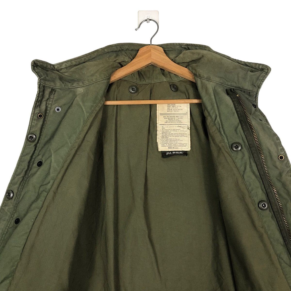 Alpha Industries 🔥Vintage Chore Inspector Cargo Multi Pocket Made in USA Size US L / EU 52-54 / 3 - 14 Thumbnail
