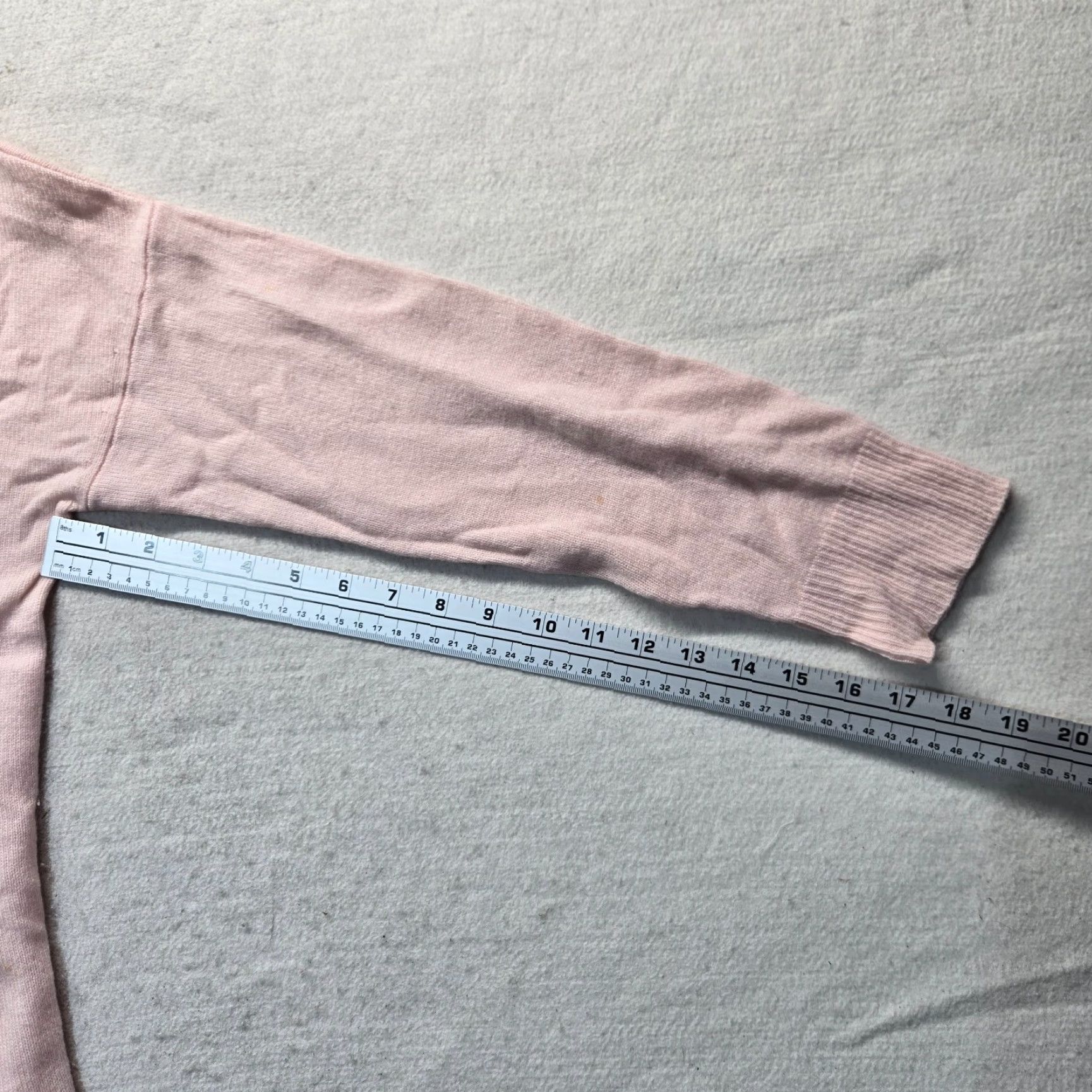 Vintage Peck & Peck Sweater 100% Cashmere Solid Light Pink Long Sleeve Women's L Pullover Knit Casual Winter Ladies S-3? Size L / US 10 / IT 46 - 4 Thumbnail