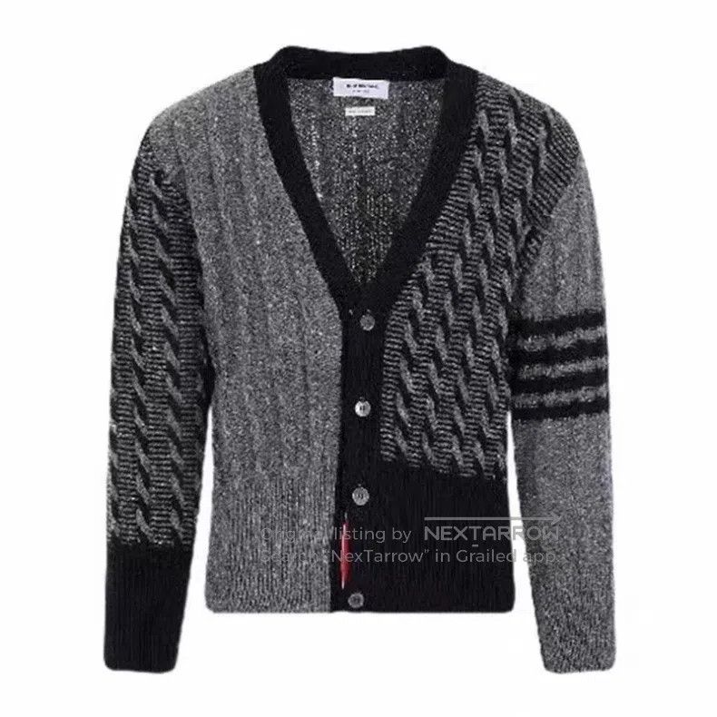 Thom Browne Thom Browne Classic Knit Open-Cardigan Size US S / EU 44-46 / 1 - 1 Thumbnail
