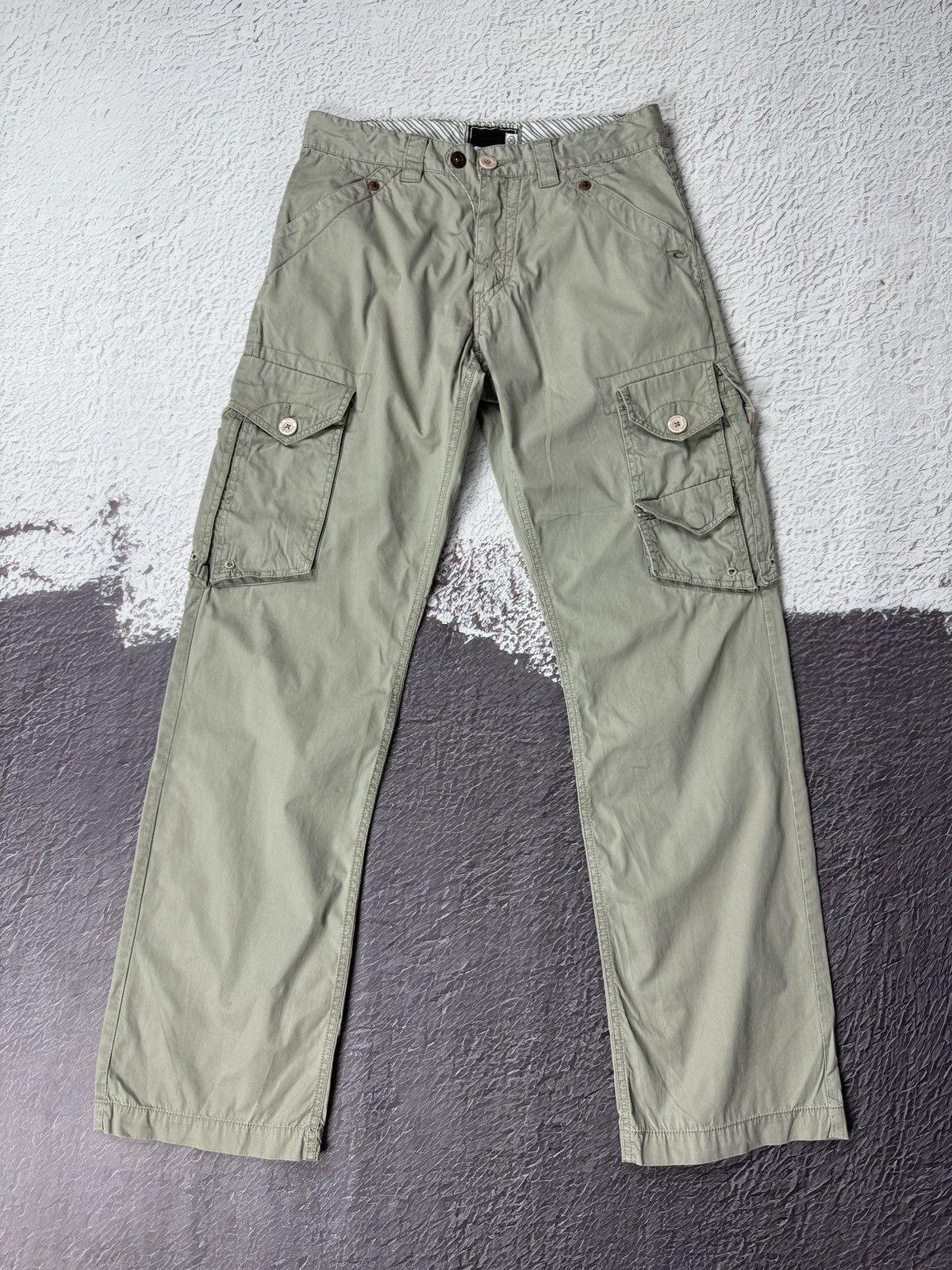 Rip Curl × Vintage Rip Curl vintage grey utility cargo skateboarding pants Size US 30 / EU 46 - 1 Thumbnail