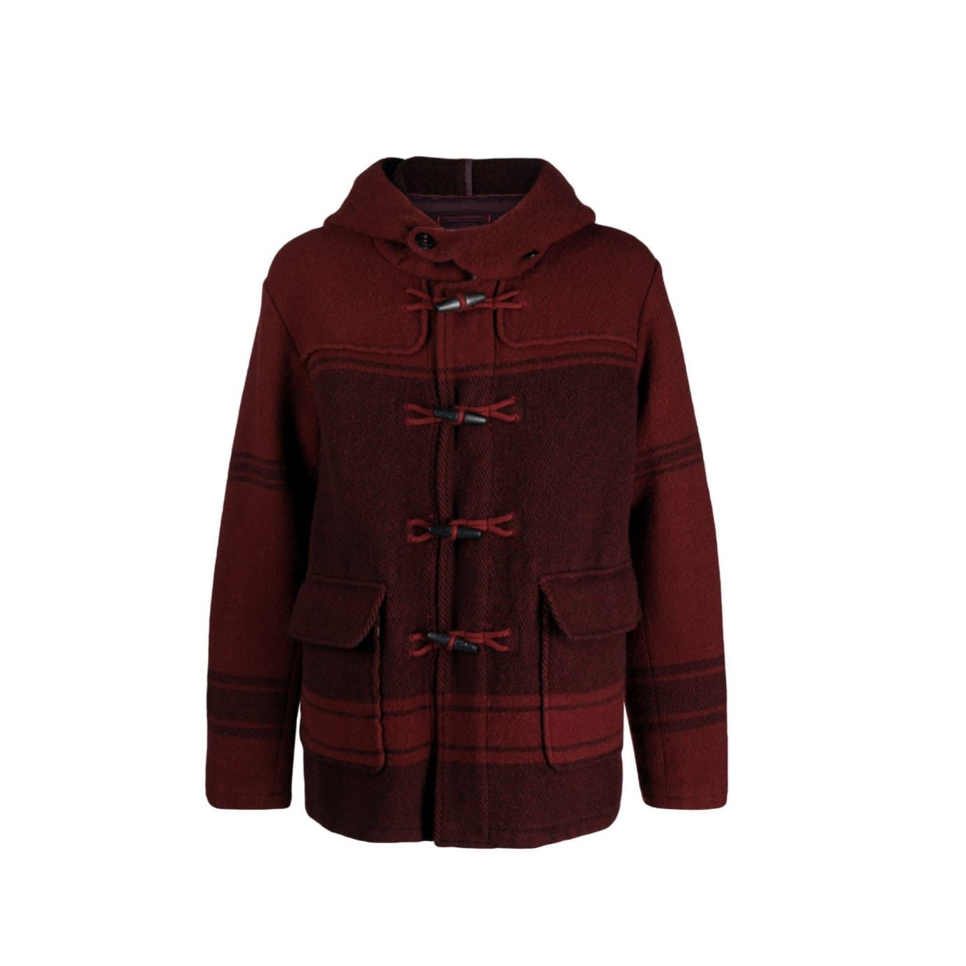 C.P. Company o1y1224 Logo Hooded Coat in Red/Brown Size US S / EU 44-46 / 1 - 1 Thumbnail
