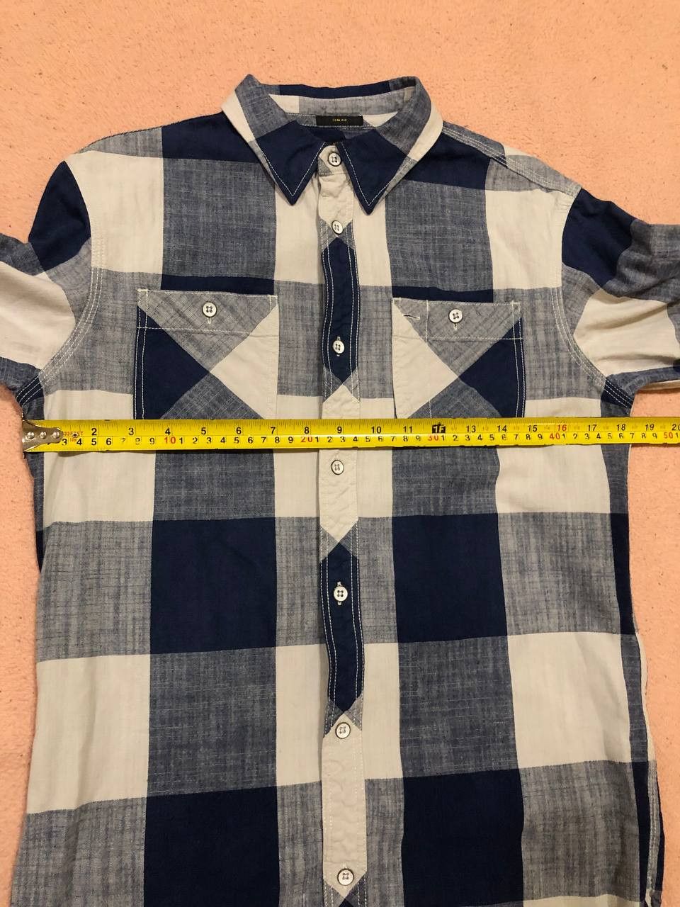 Allsaints Allsaints Mens Flannel Plaid Shirt STREETWEAR Size US XS / EU 42 / 0 - 7 Thumbnail