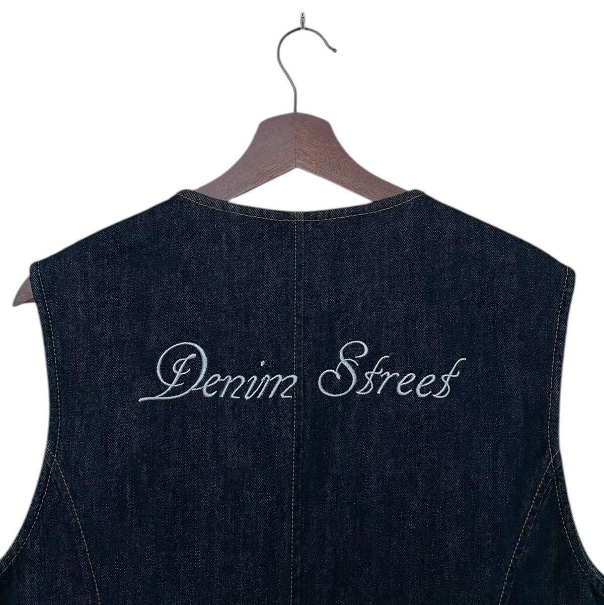 Vintage Vintage Japanese Brand Denim Street Vest 2000s Size US XL / EU 56 / 4 - 4 Thumbnail