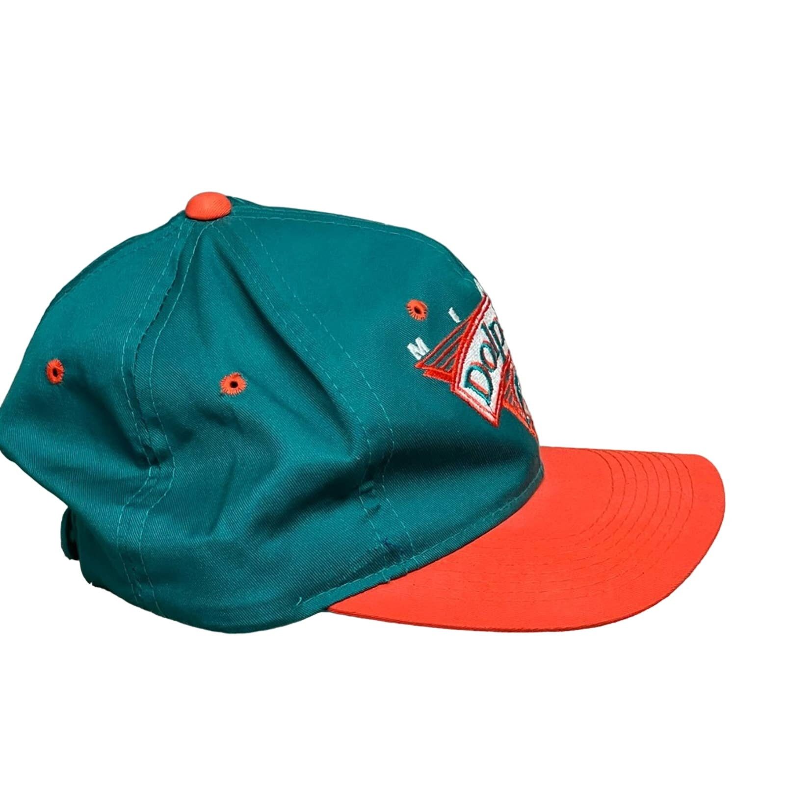 Vintage VINTAGE SCRIPT YOUNGAN NFL MIAMI DOLPHINS SNAPBACK HAT CLEAN Size ONE SIZE - 2 Thumbnail