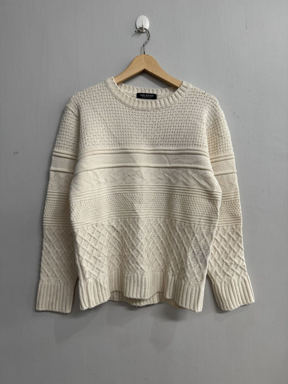 Neil Barrett NEIL BARRETT KNIT SWEATSHIRT Size L / US 10 / IT 46 - 1 Thumbnail